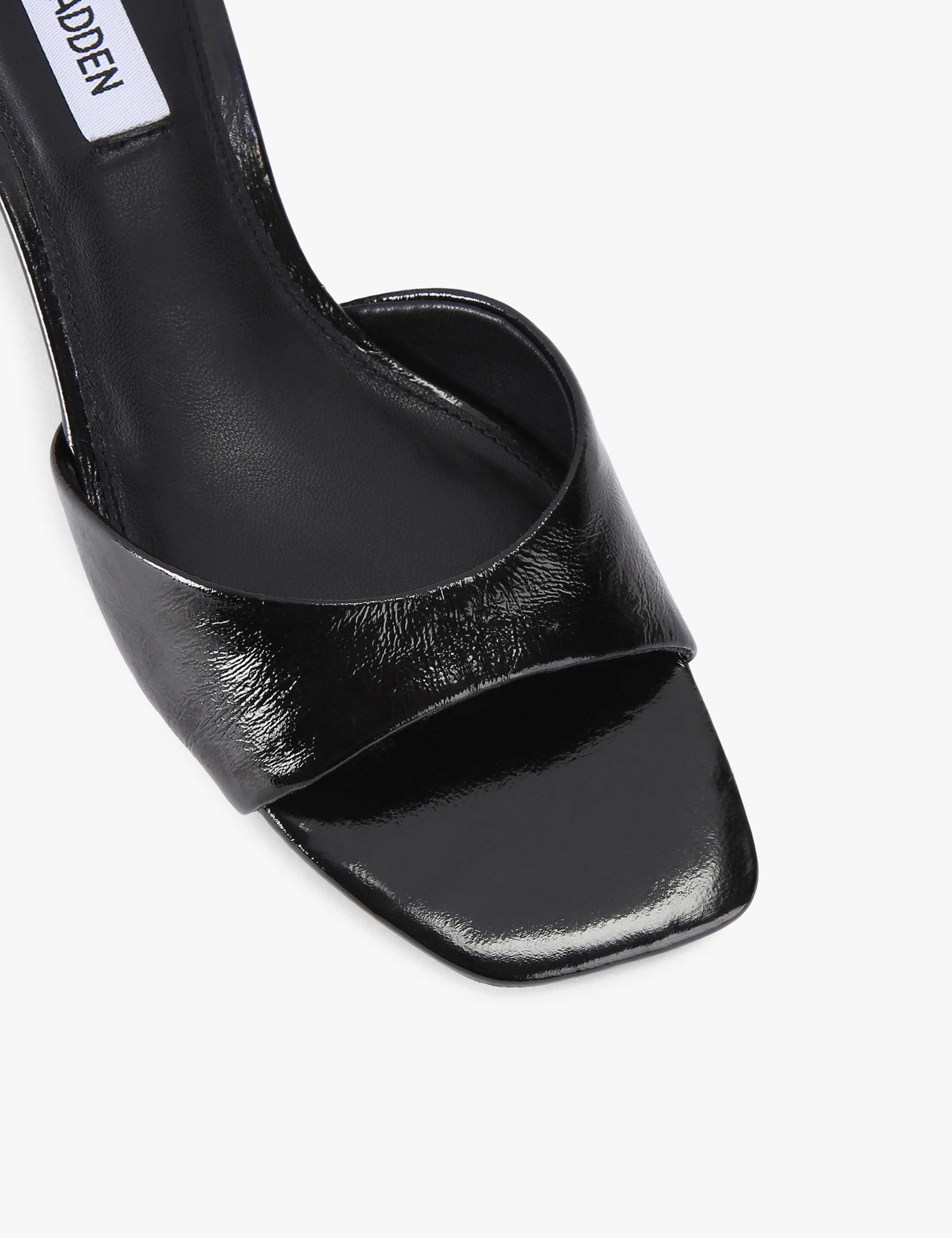 Hints Leather Kitten Heel Square Toe Sandals 3 of 4