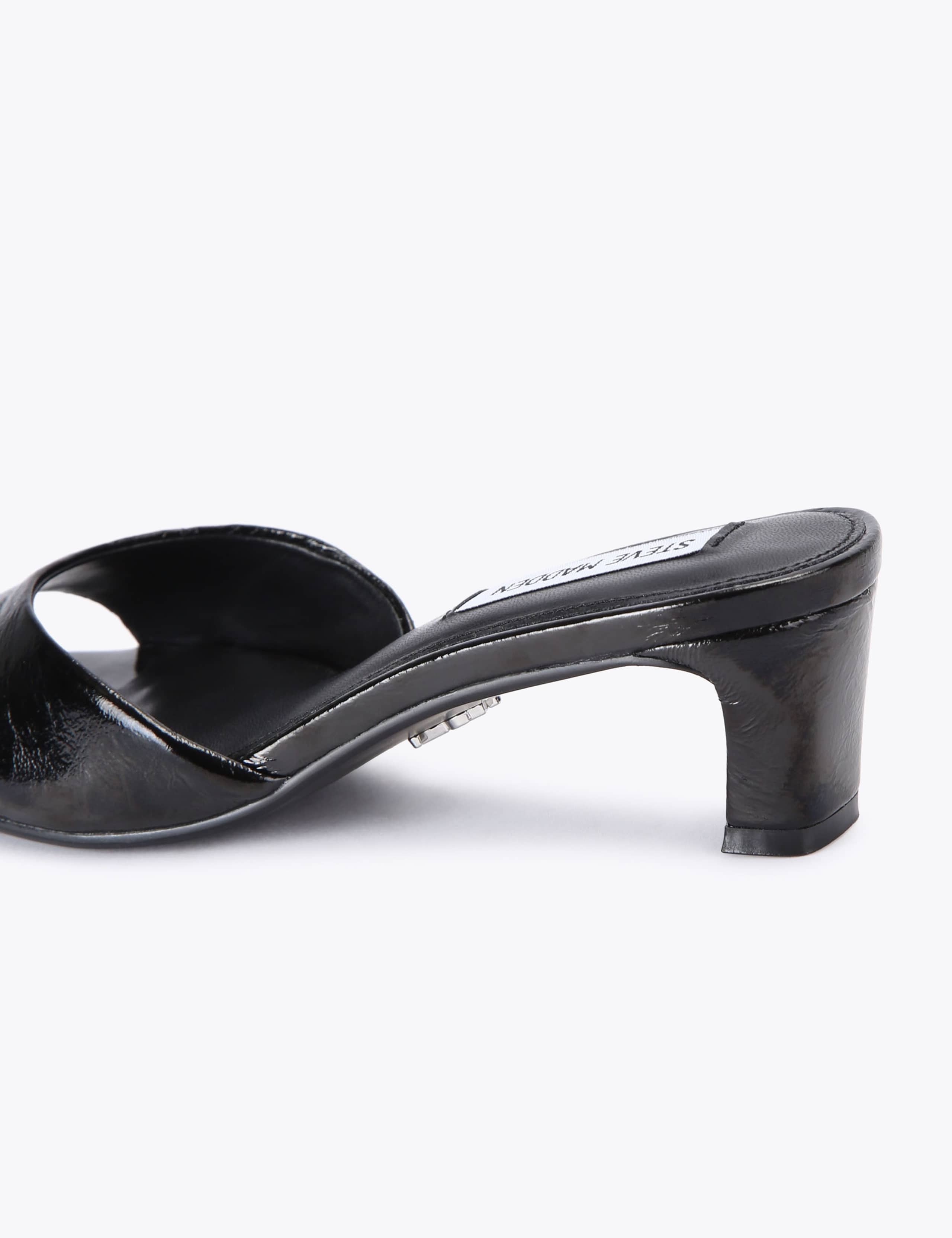 Hints Leather Kitten Heel Square Toe Sandals 4 of 4