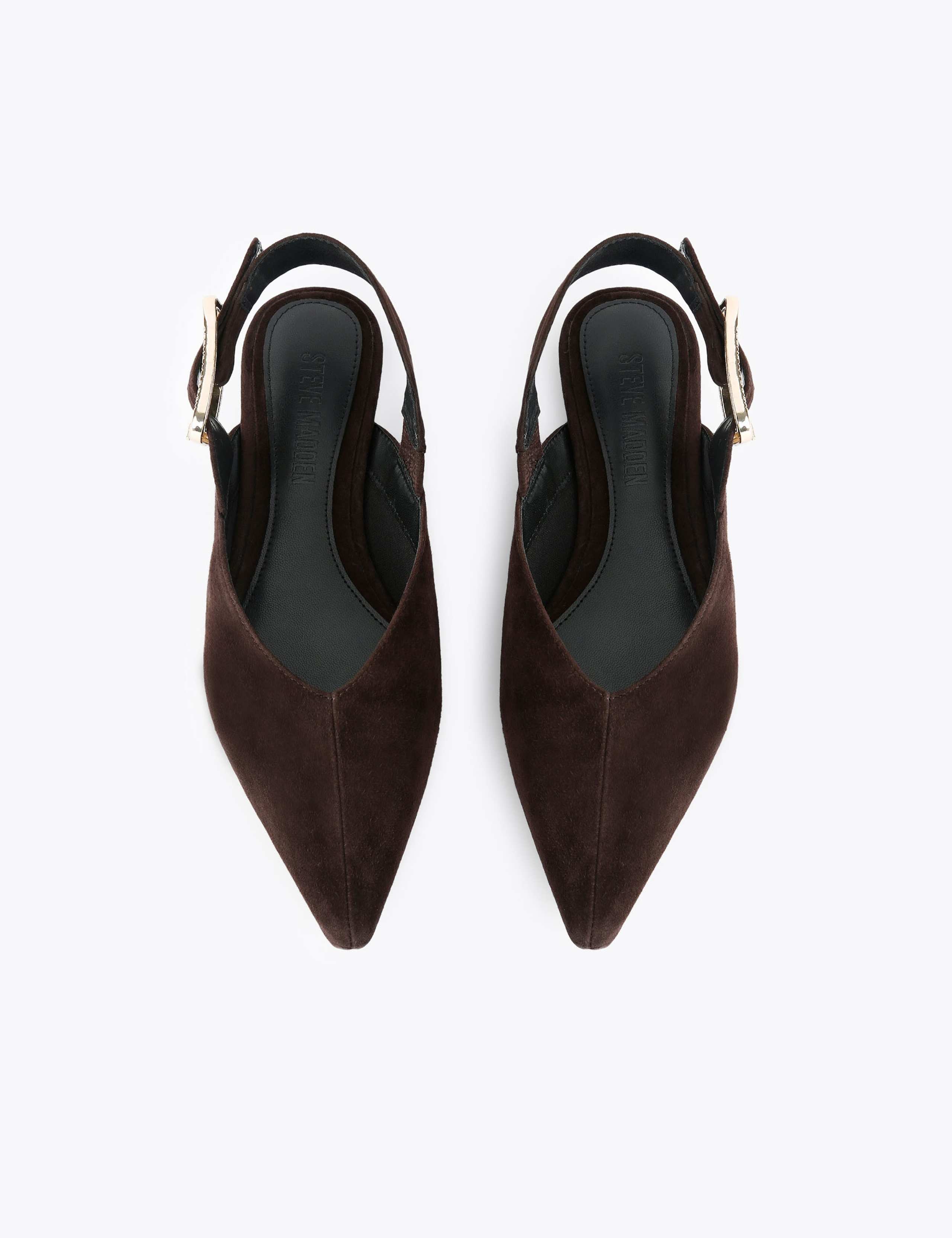Shay Suede Pointed Slingback Ballet Pumps 2 of 4