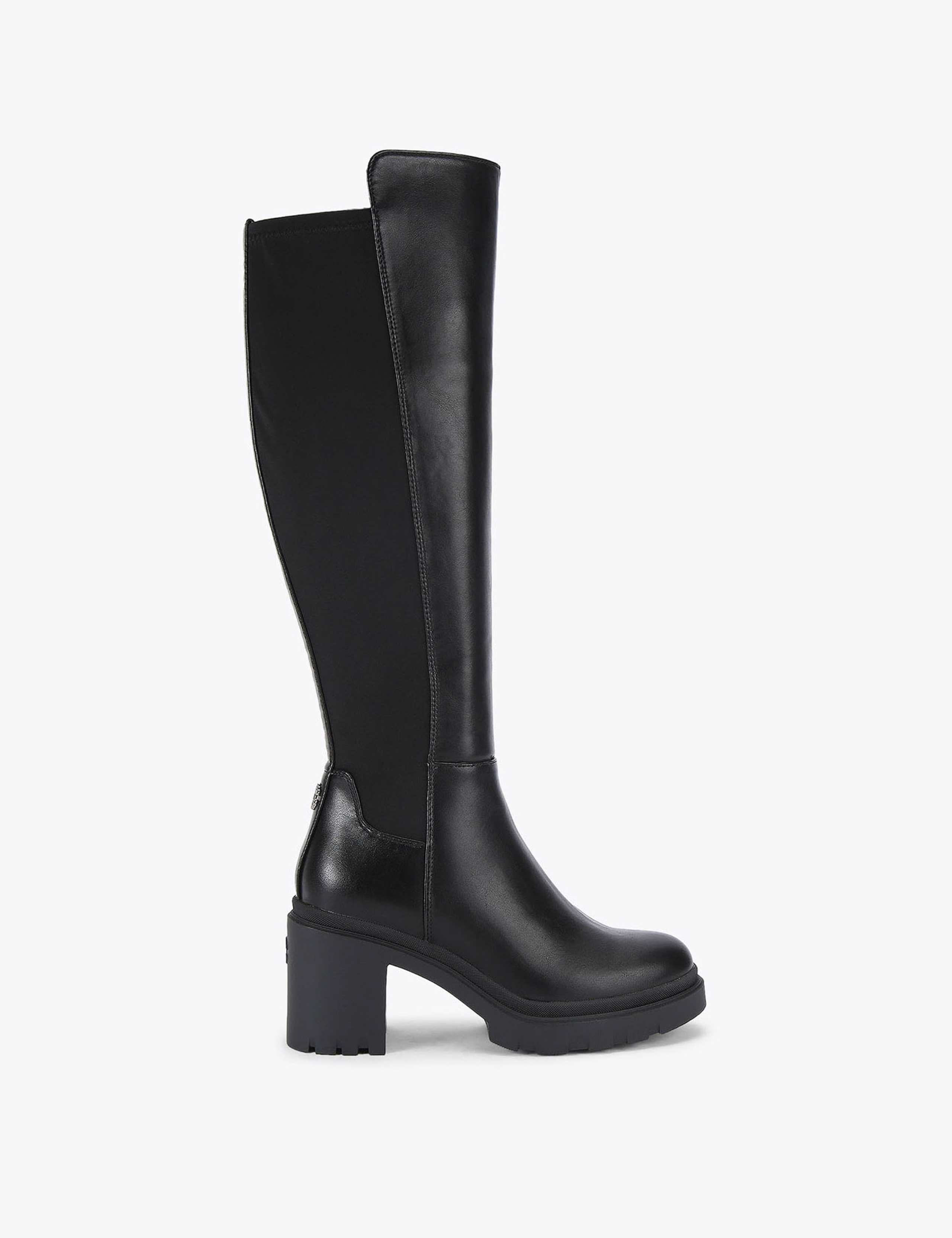 Block Heel Knee High Boots 1 of 5