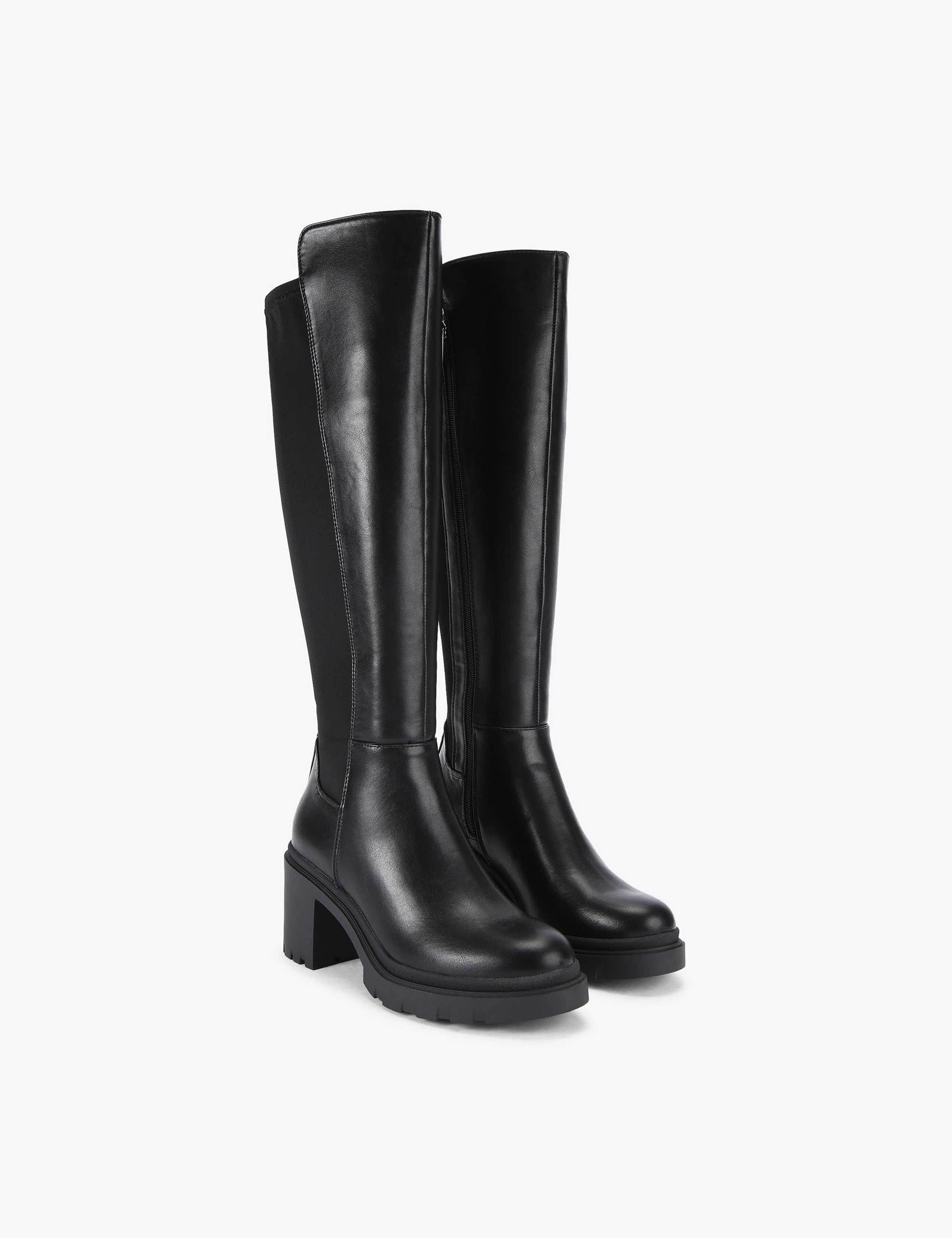 Block Heel Knee High Boots 2 of 5
