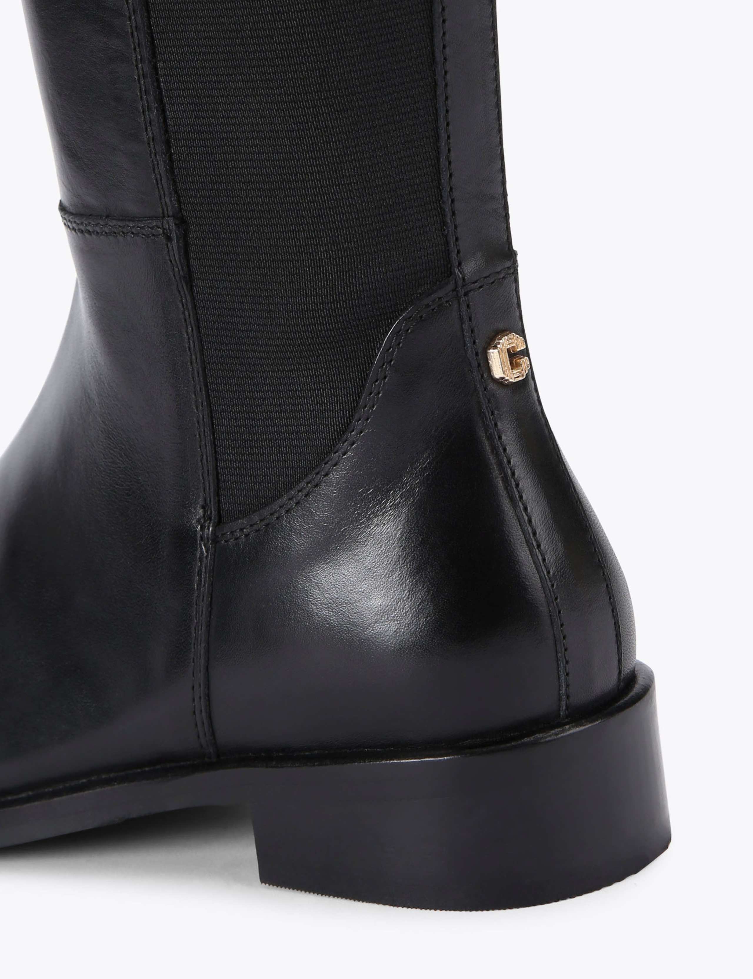 Leather Flat Knee High Boots 5 of 5