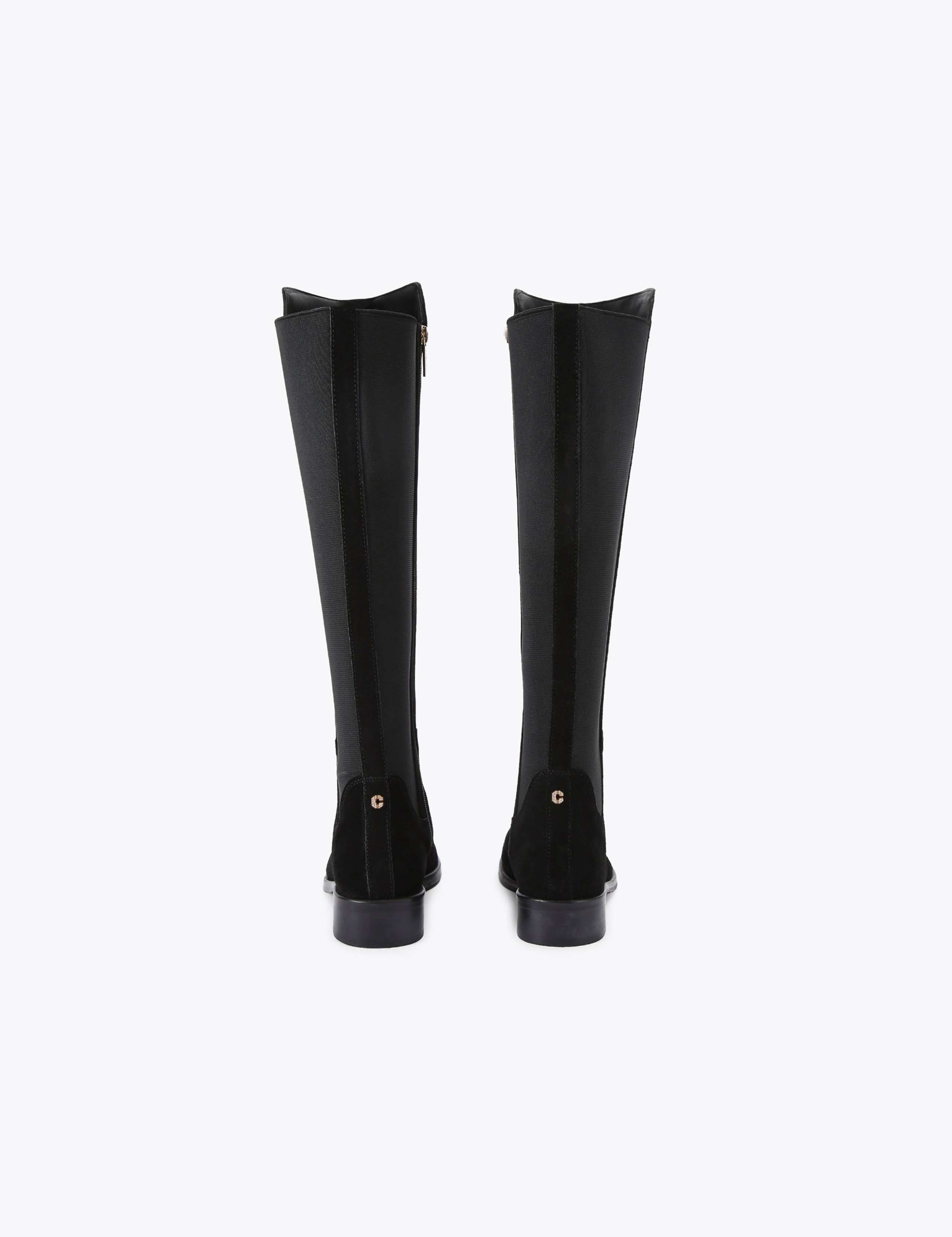 Suede Round Toe Knee High Boots 4 of 5