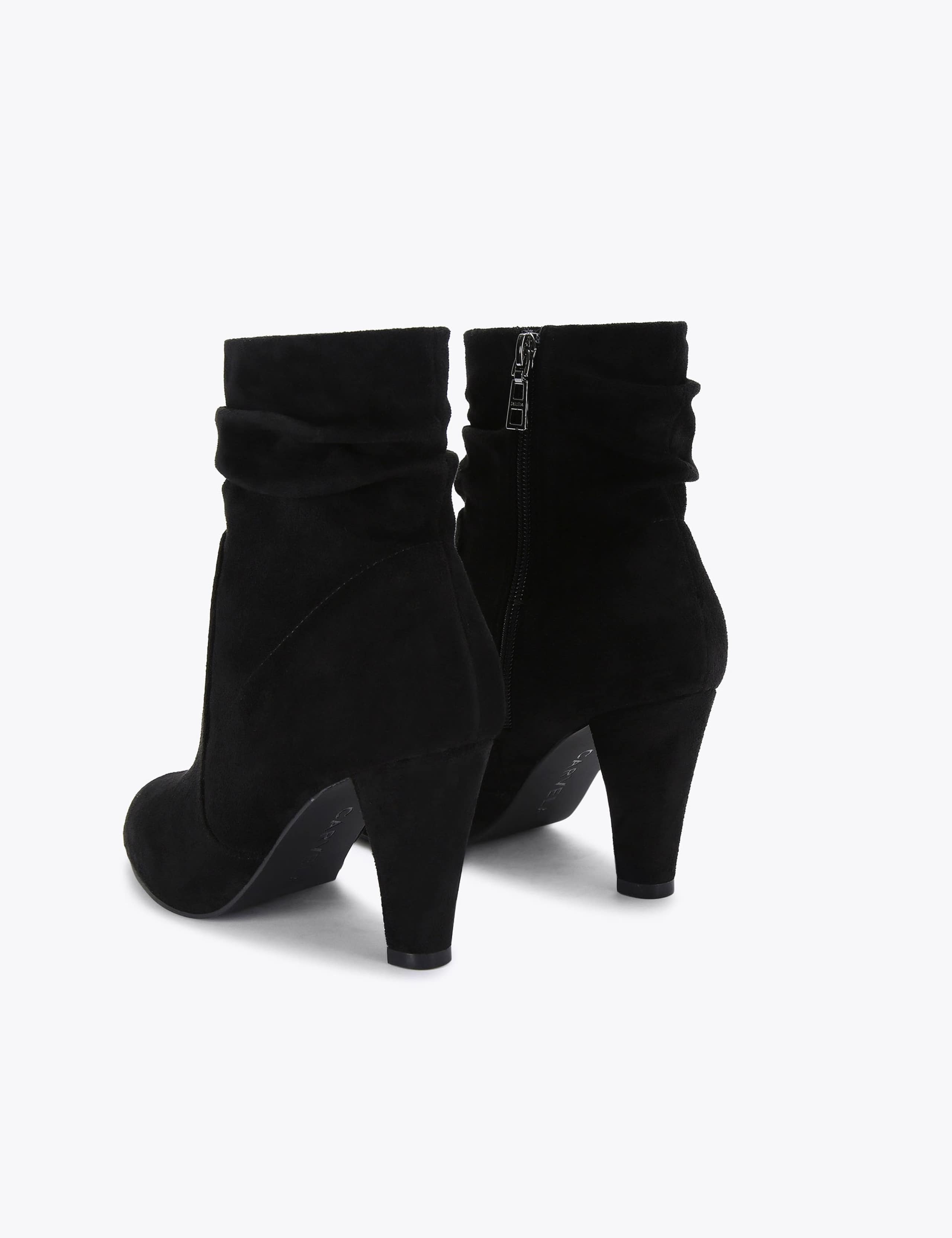 Suede Stiletto Heel Ankle Boots 4 of 5