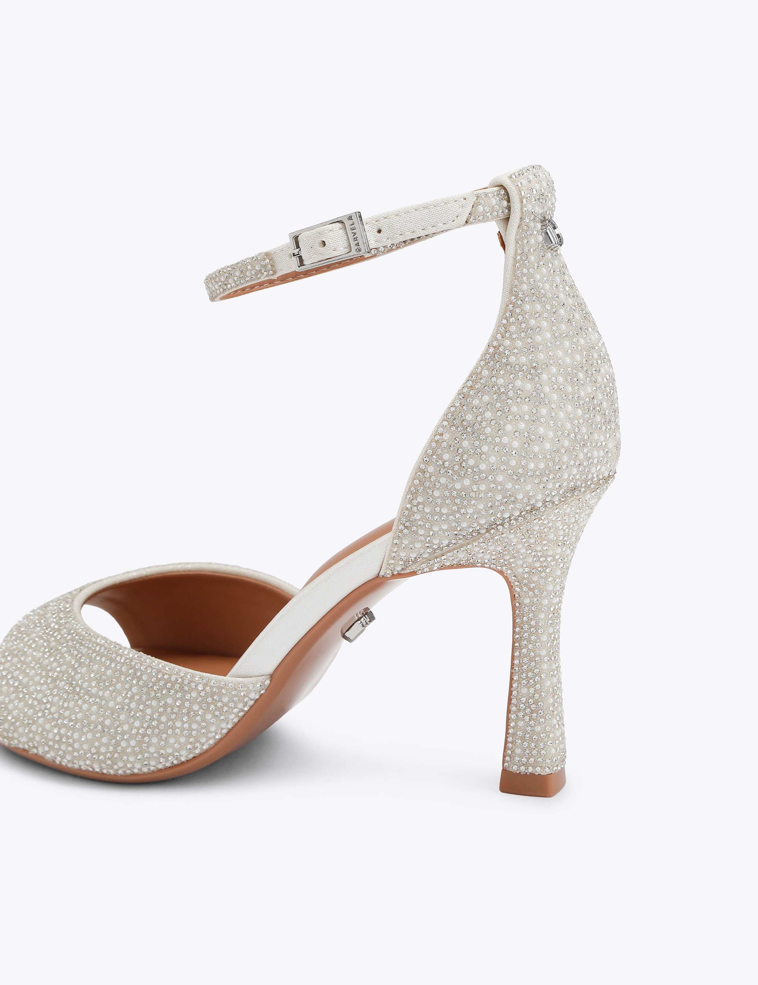 Wide Fit Ankle Strap Stiletto Heel Sandals 4 of 5