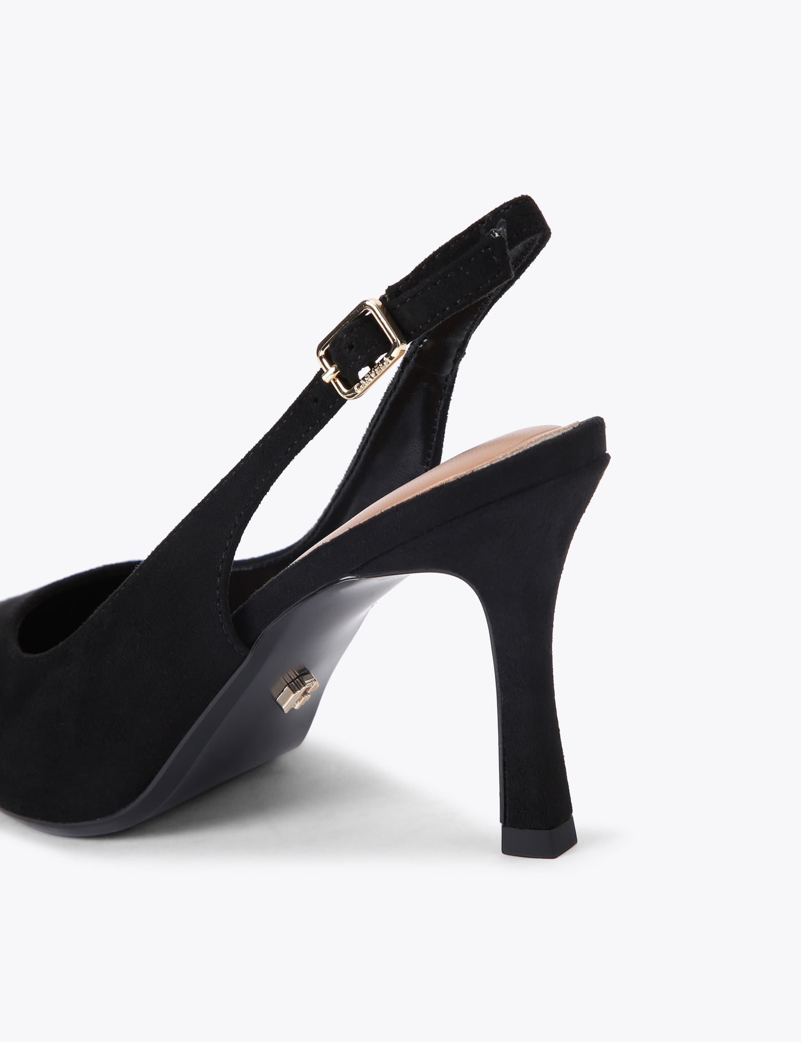 Wide Fit Stiletto Heel Pointed Slingback Shoes 3 of 5