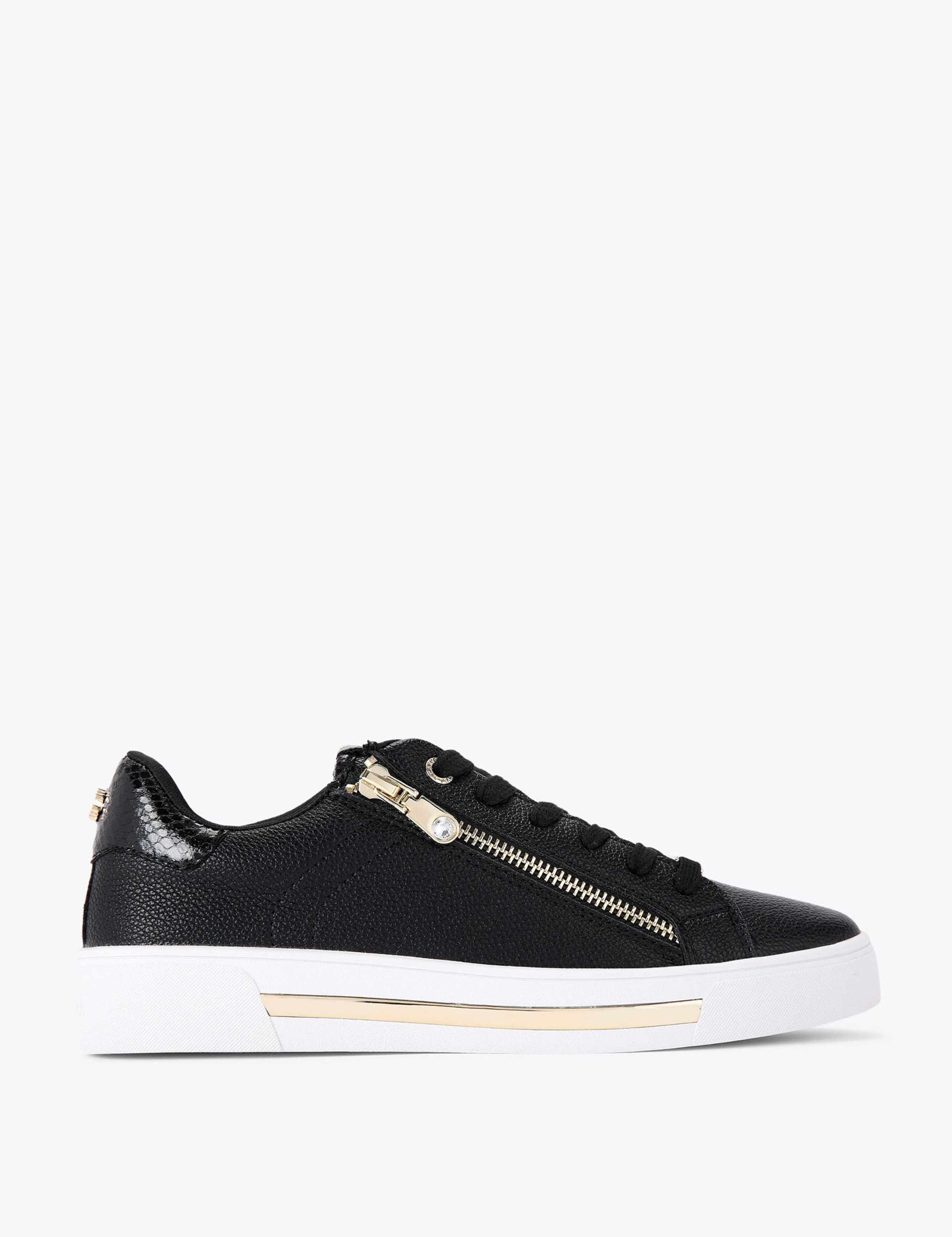 Animal Print Zip Detail Trainers 1 of 5
