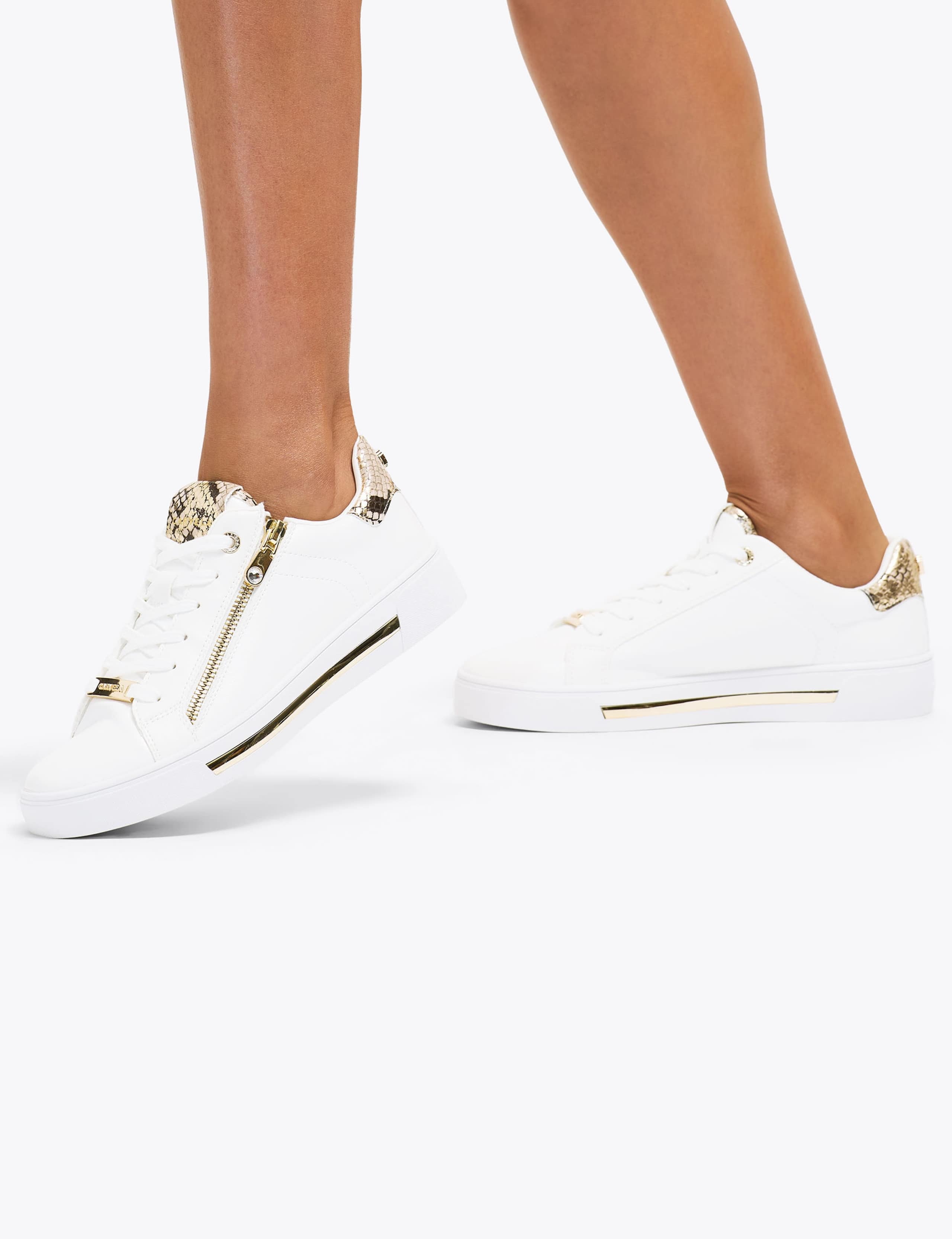 Animal Print Zip Detail Trainers 2 of 5