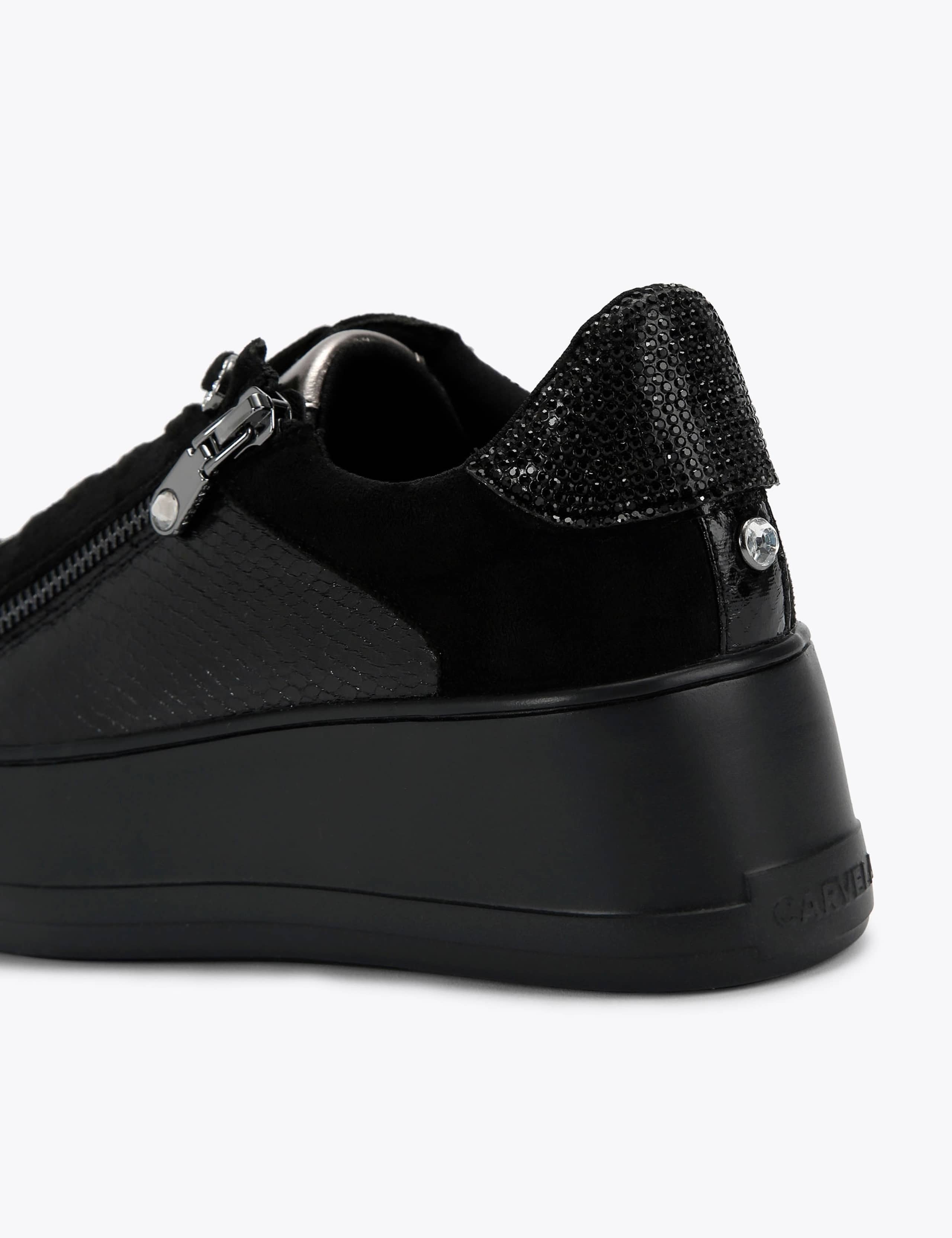 Zip Up Fastening Platform Trainers 5 of 5