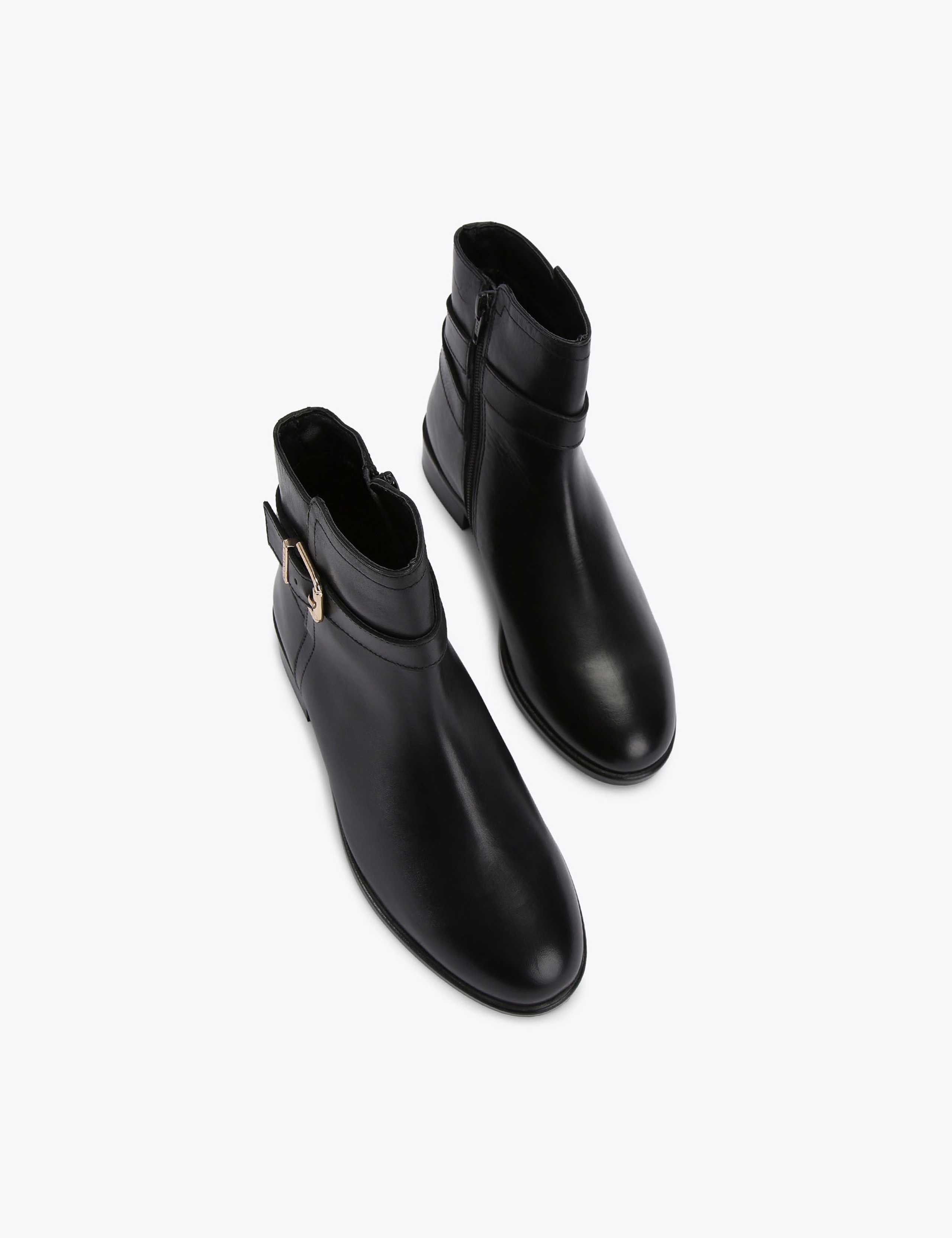 Wide Fit Pienza Leather Ankle Boots 3 of 4