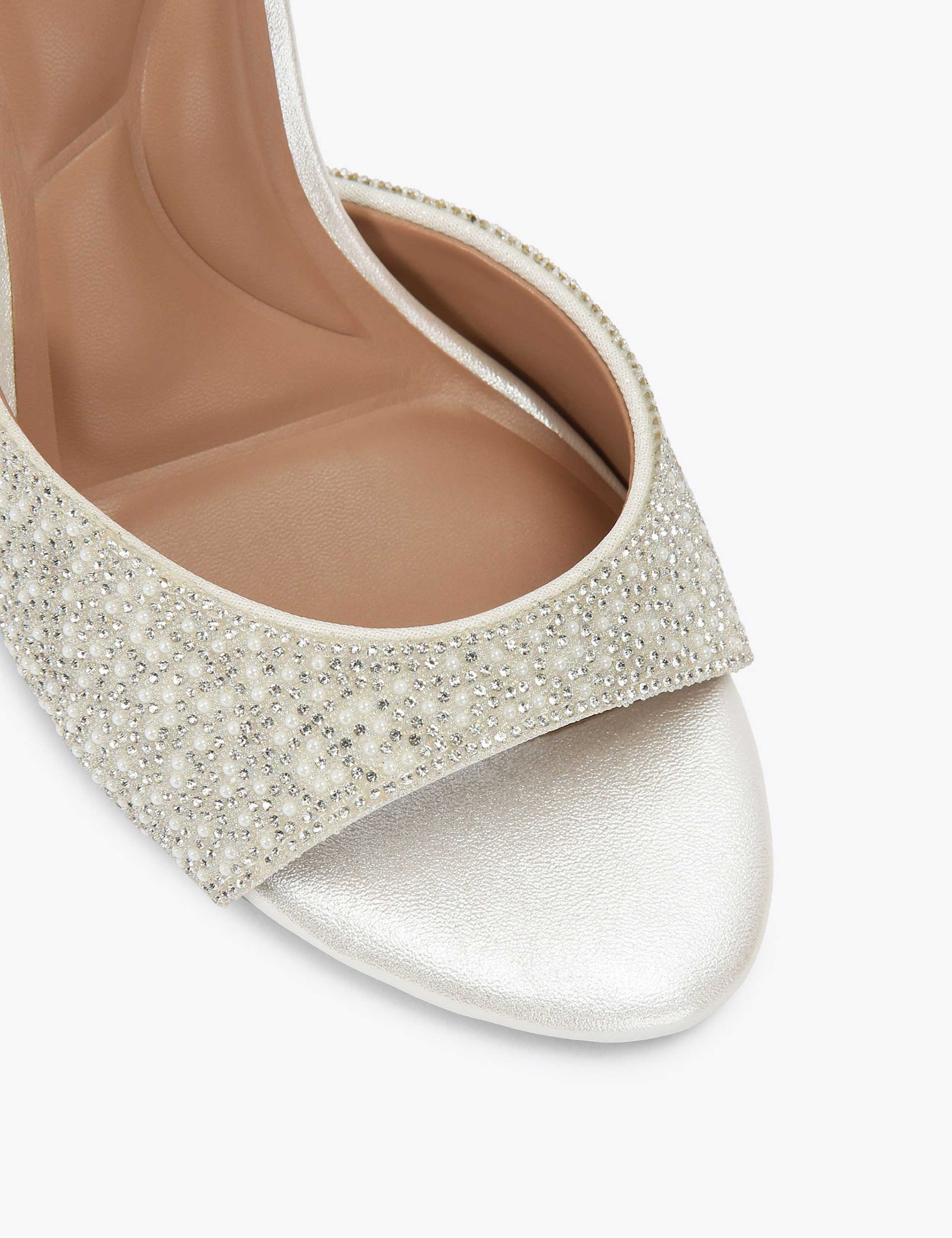Sparkle Ankle Strap Stiletto Heel Sandals 4 of 5