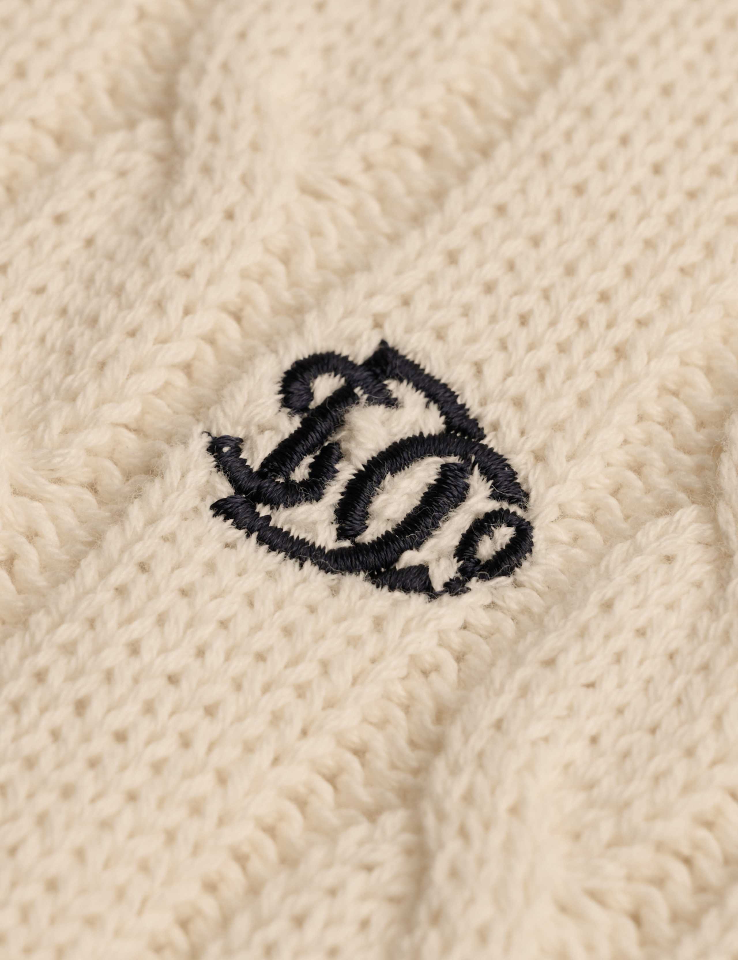 Pure Cotton Cable Crew Neck Jumper 7 of 7