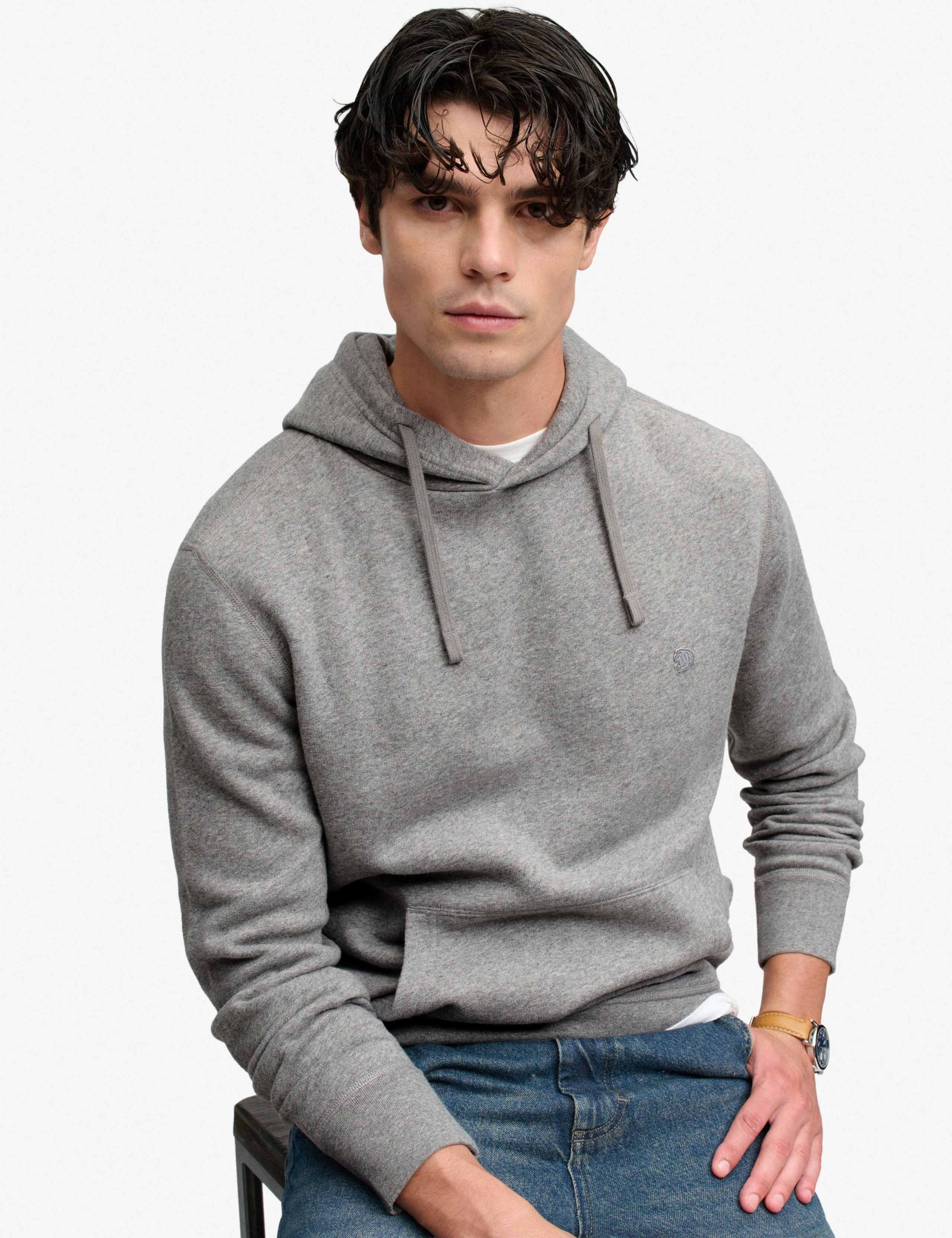Cotton Rich Relaxed Hoodie 3 of 7