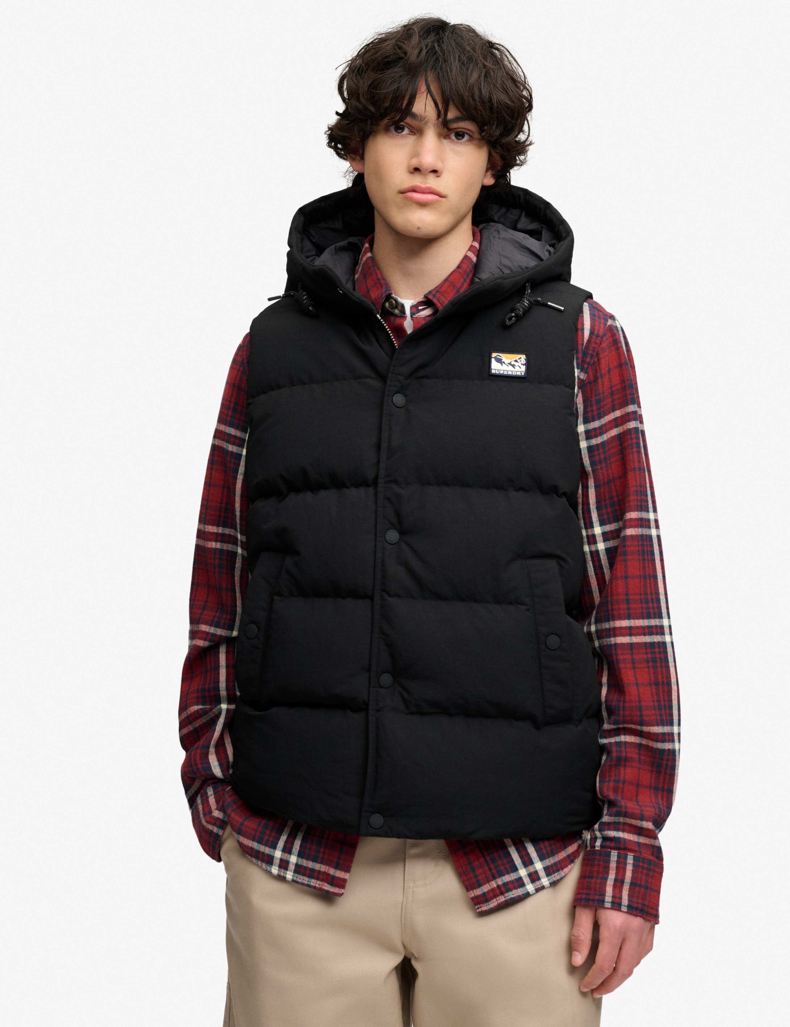 Relaxed Hooded Padded Gilet 1 of 7
