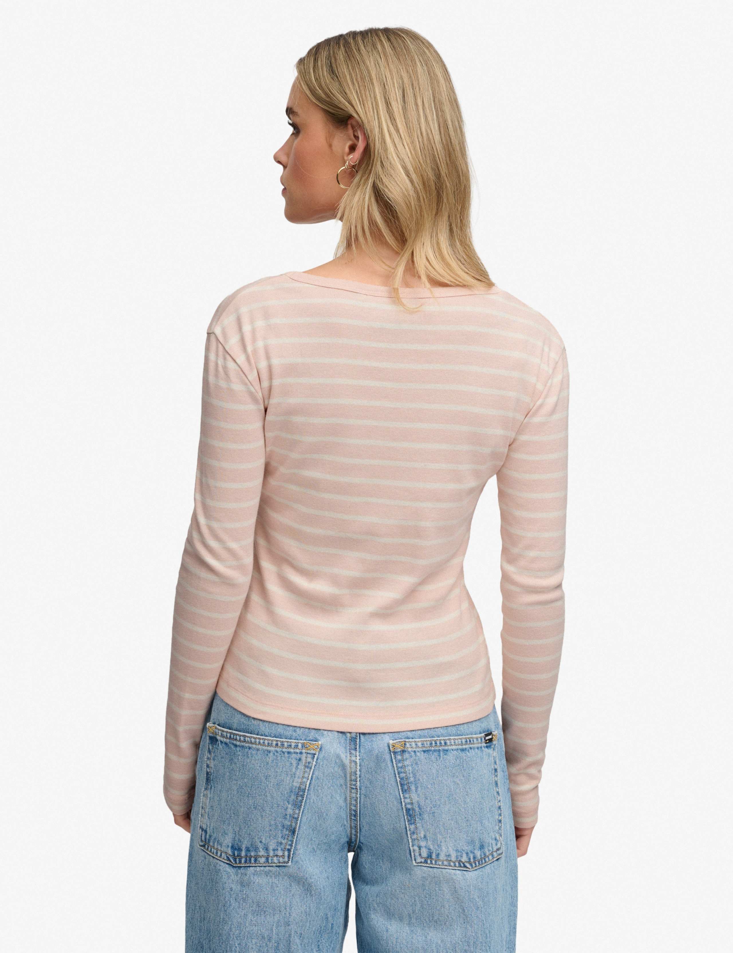 Pure Cotton Striped Scoop Neck Top 4 of 7