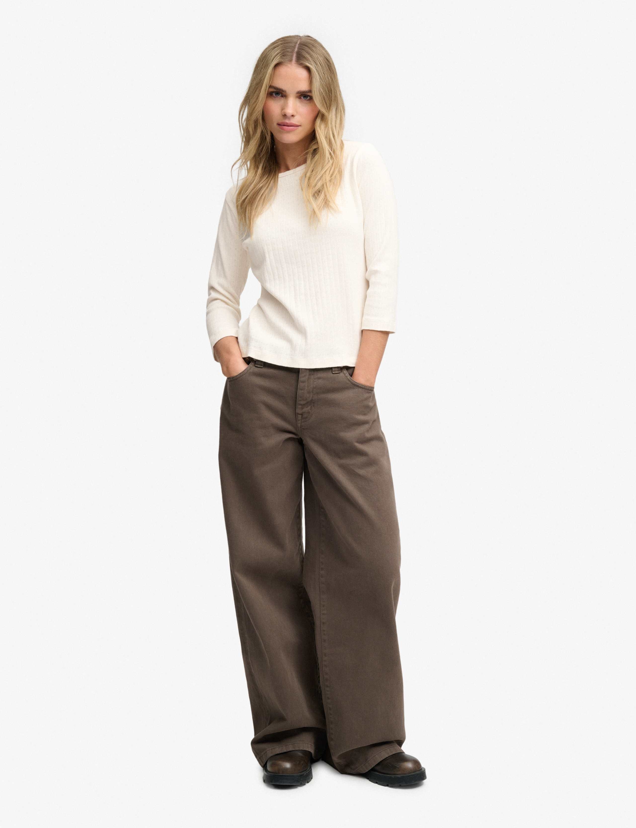 Pure Cotton Pointelle Top 5 of 7