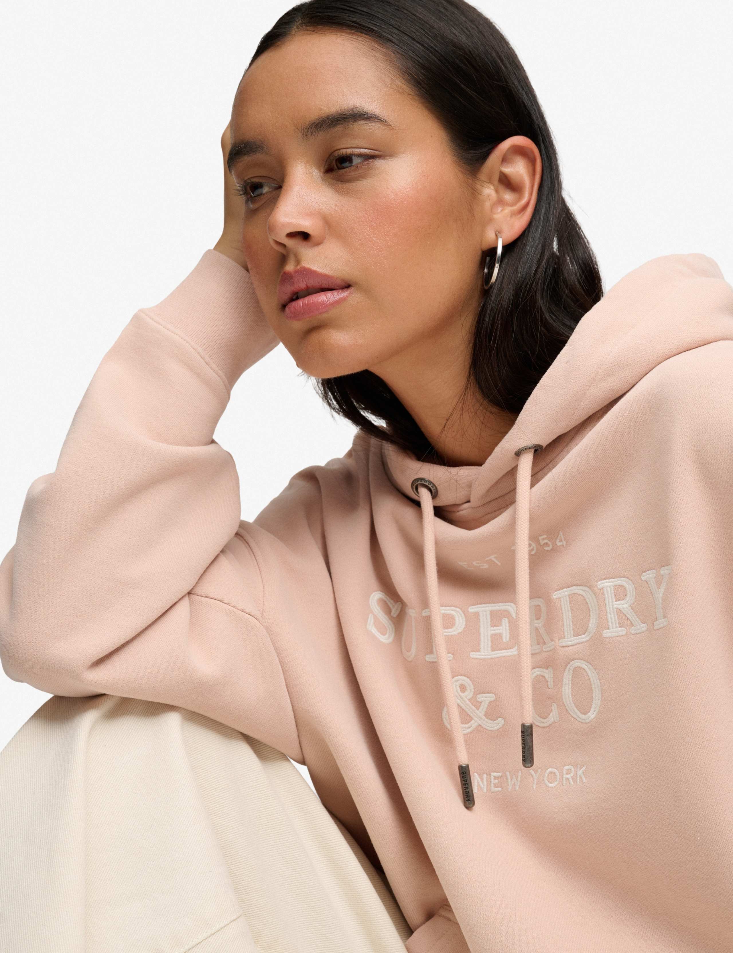 Cotton Rich Embroidered Oversized Hoodie 6 of 6