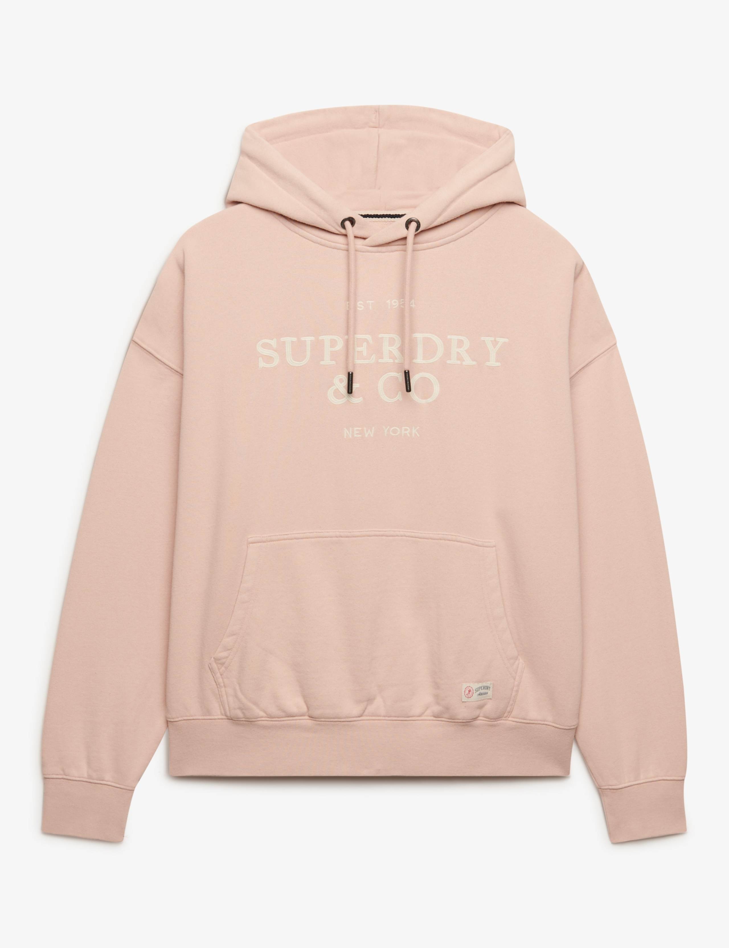 Cotton Rich Embroidered Oversized Hoodie 2 of 6
