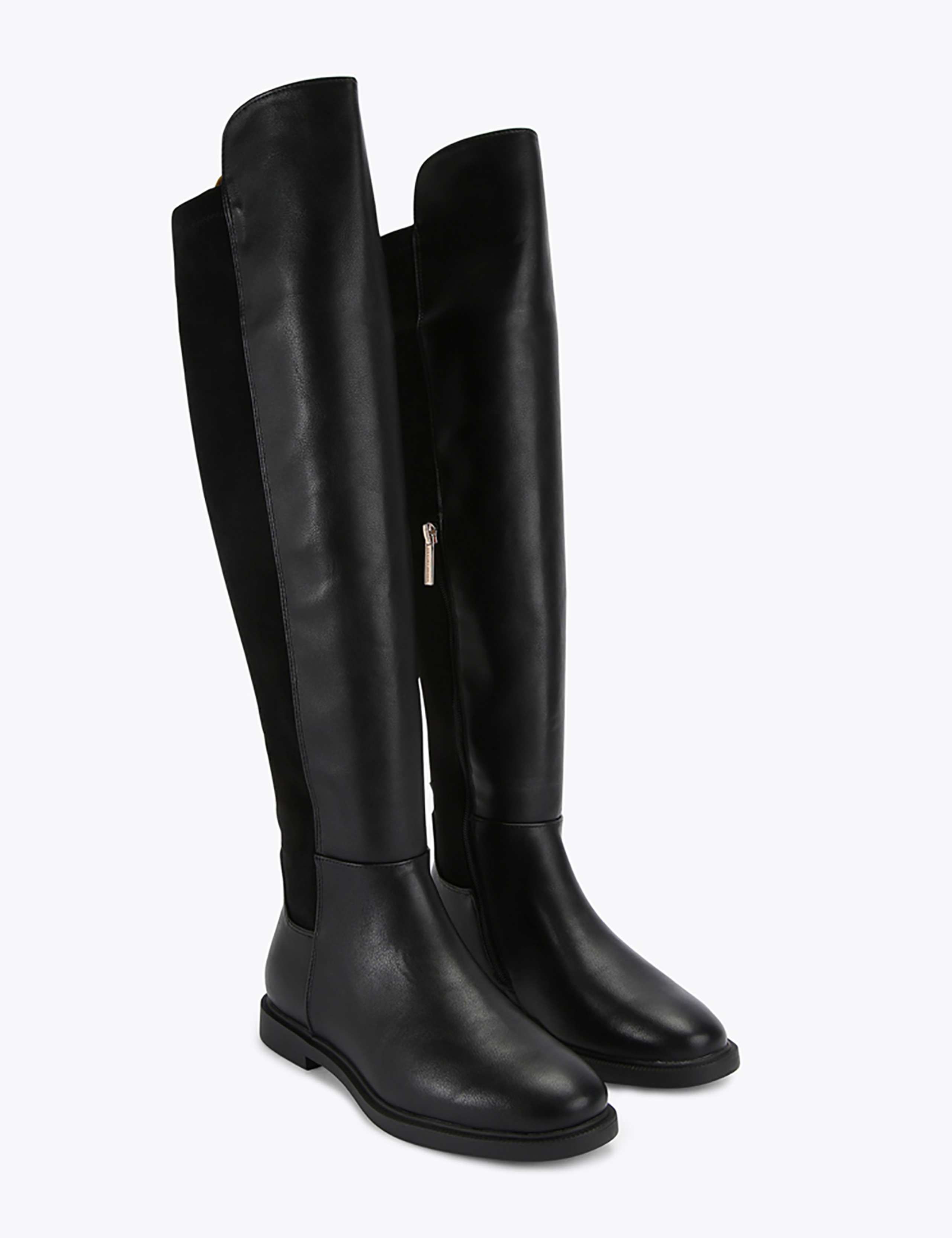 Faux Suede Flat Knee High Boots 3 of 5