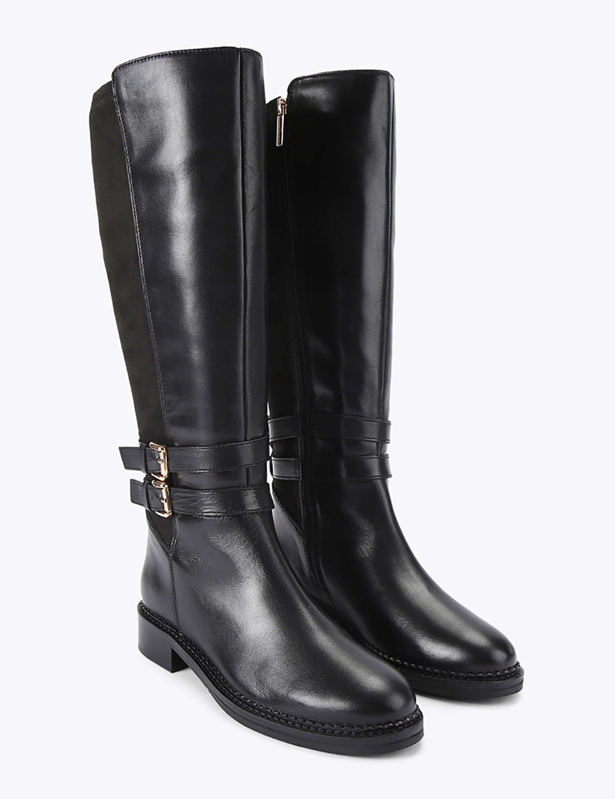 Trying Knee High Boot 3 of 5