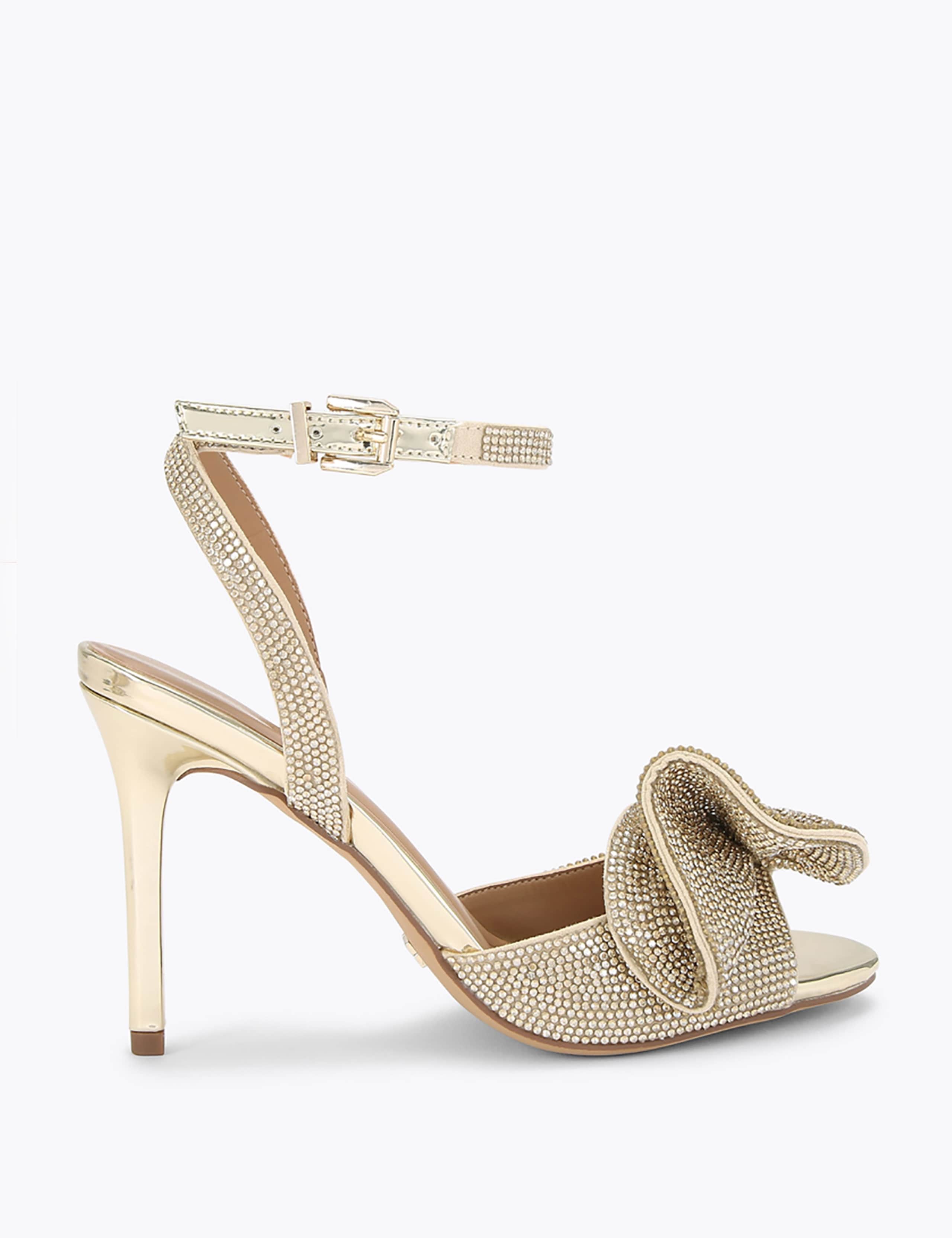 Embellished Stiletto Heel Sandals 2 of 5