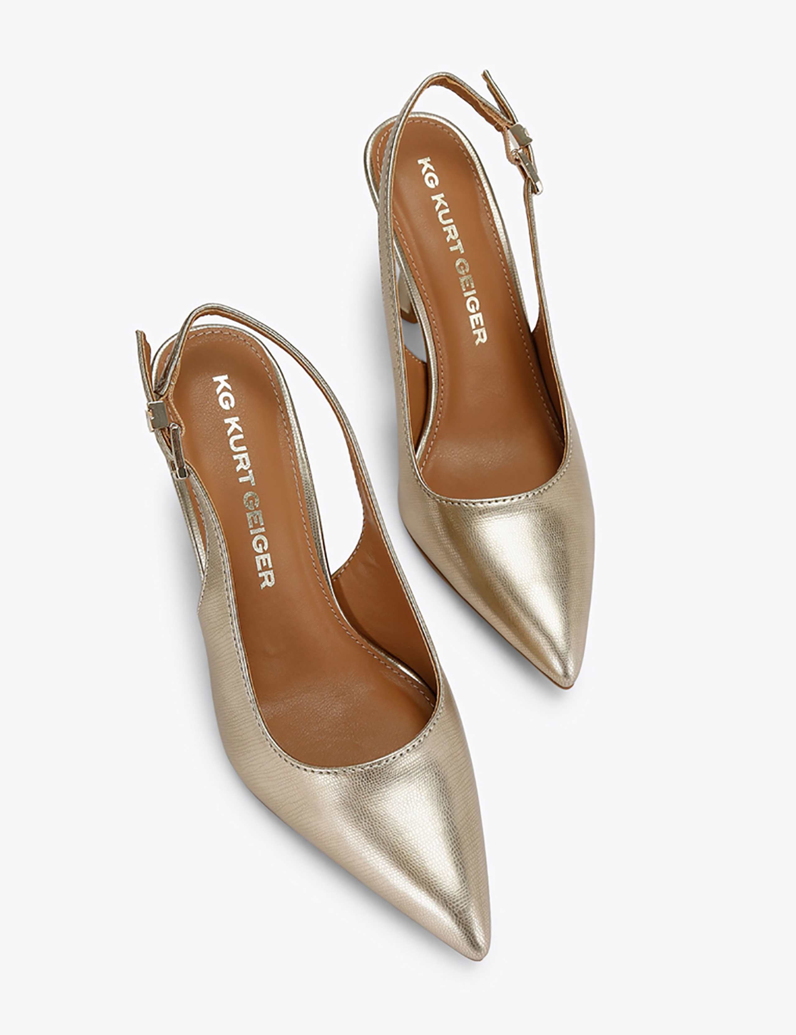 Adina Stiletto Heel Slingback Court Shoes 3 of 5