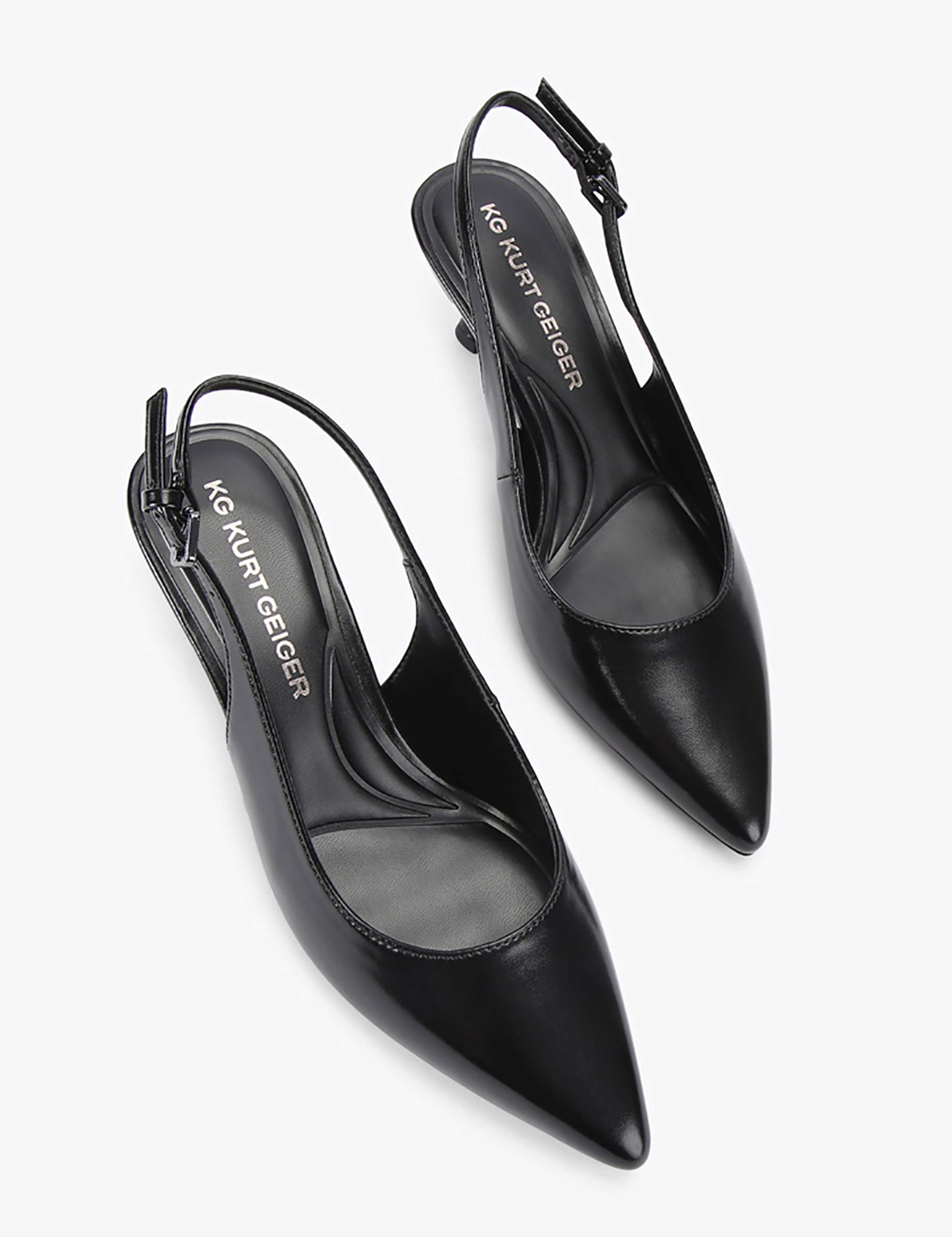 Kitten Heel Slingback Sandals 3 of 5