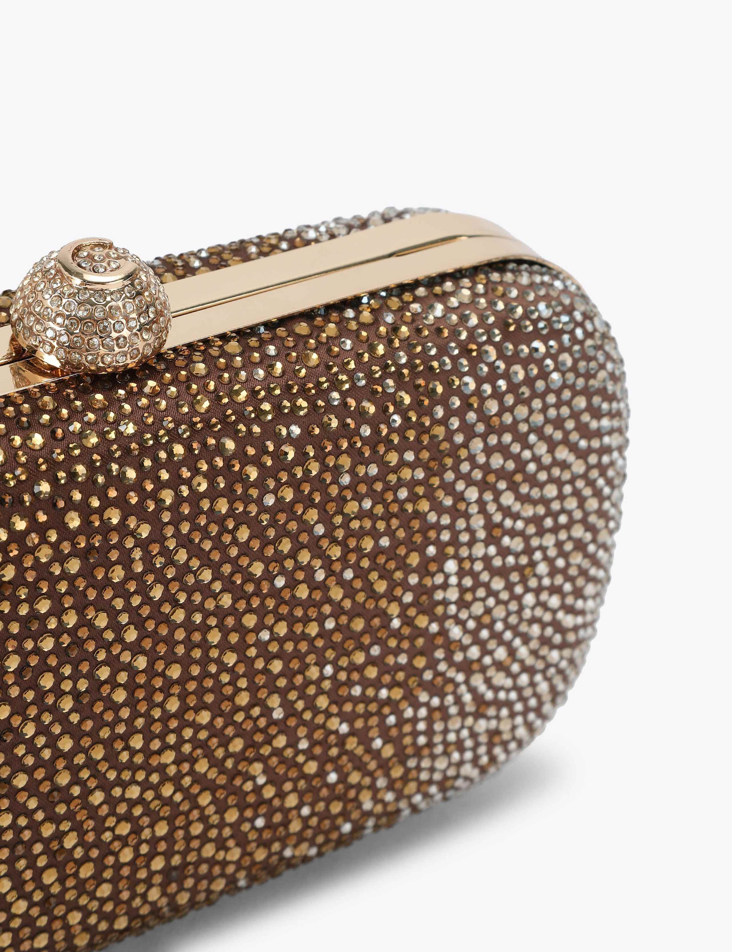 Embellished Chain Strap Clutch Bag 4 of 4