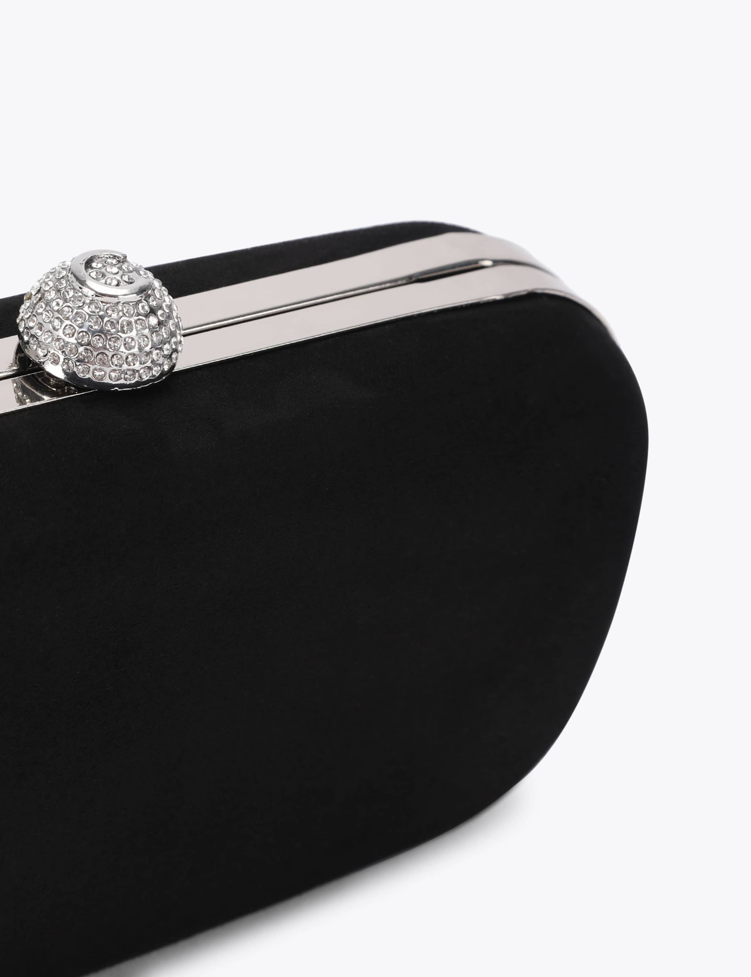 Faux Suede Chain Strap Clutch Bag 4 of 4
