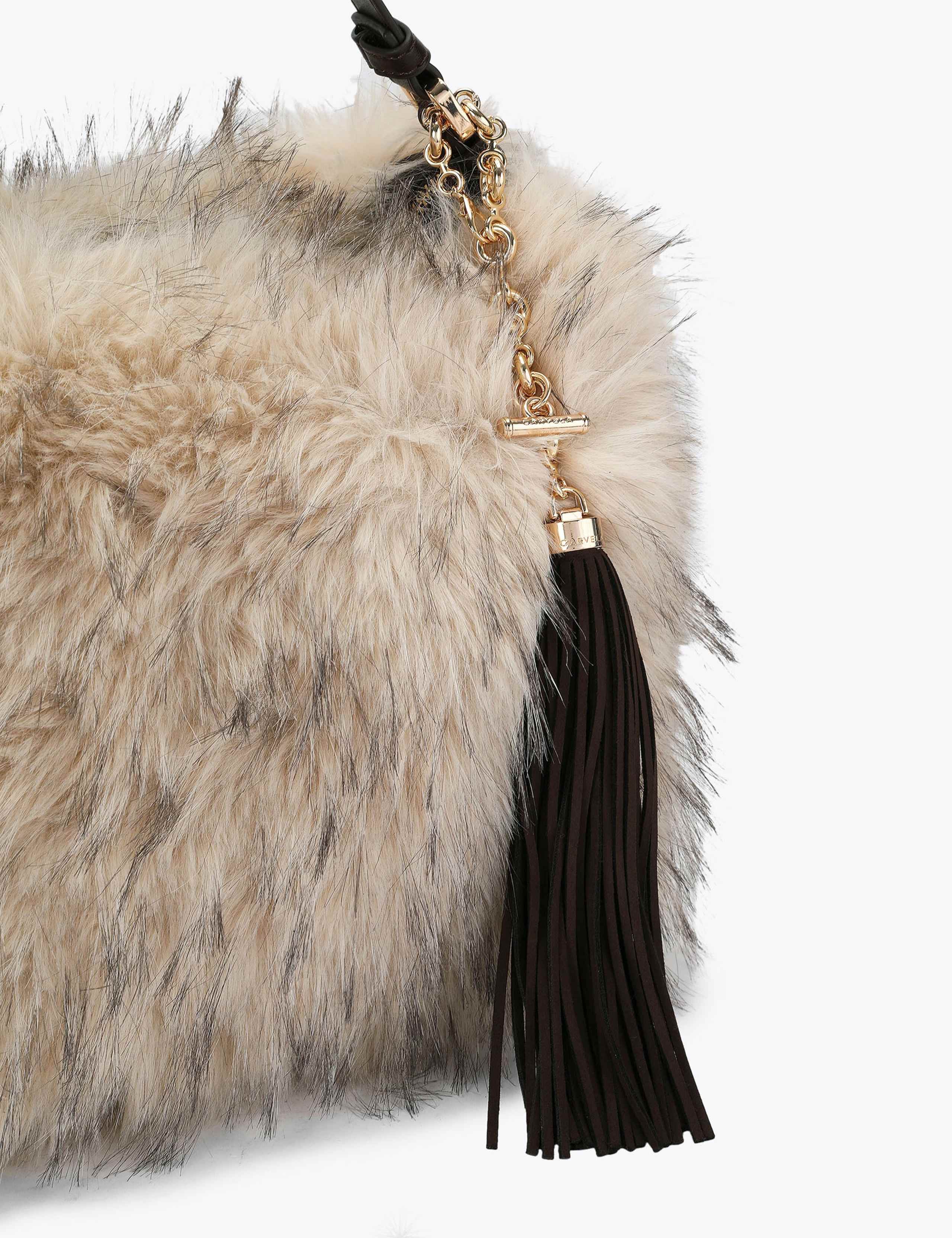 Faux Fur Hobo Bag 4 of 4