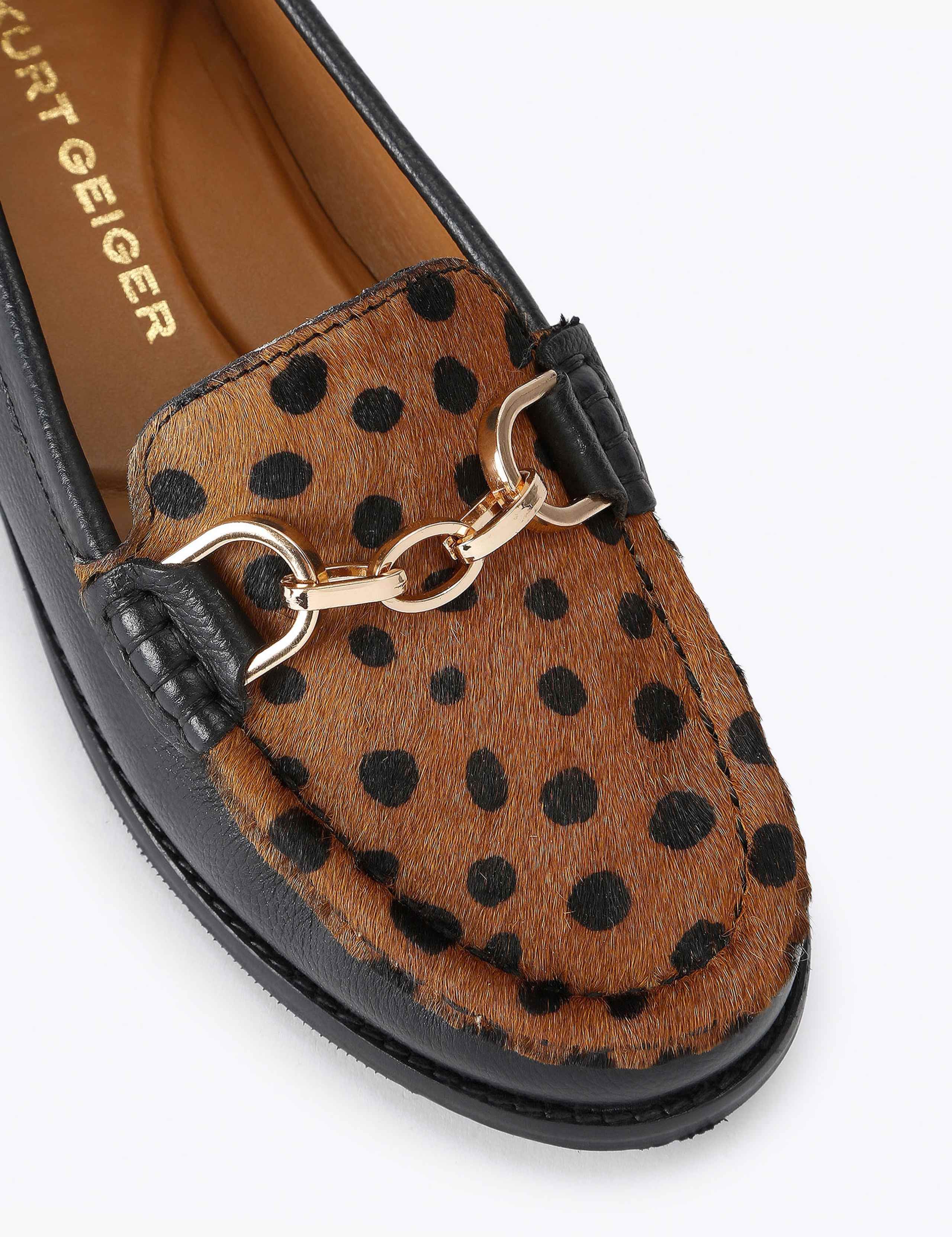Marnie Leather Hair On Loafers 3 of 4