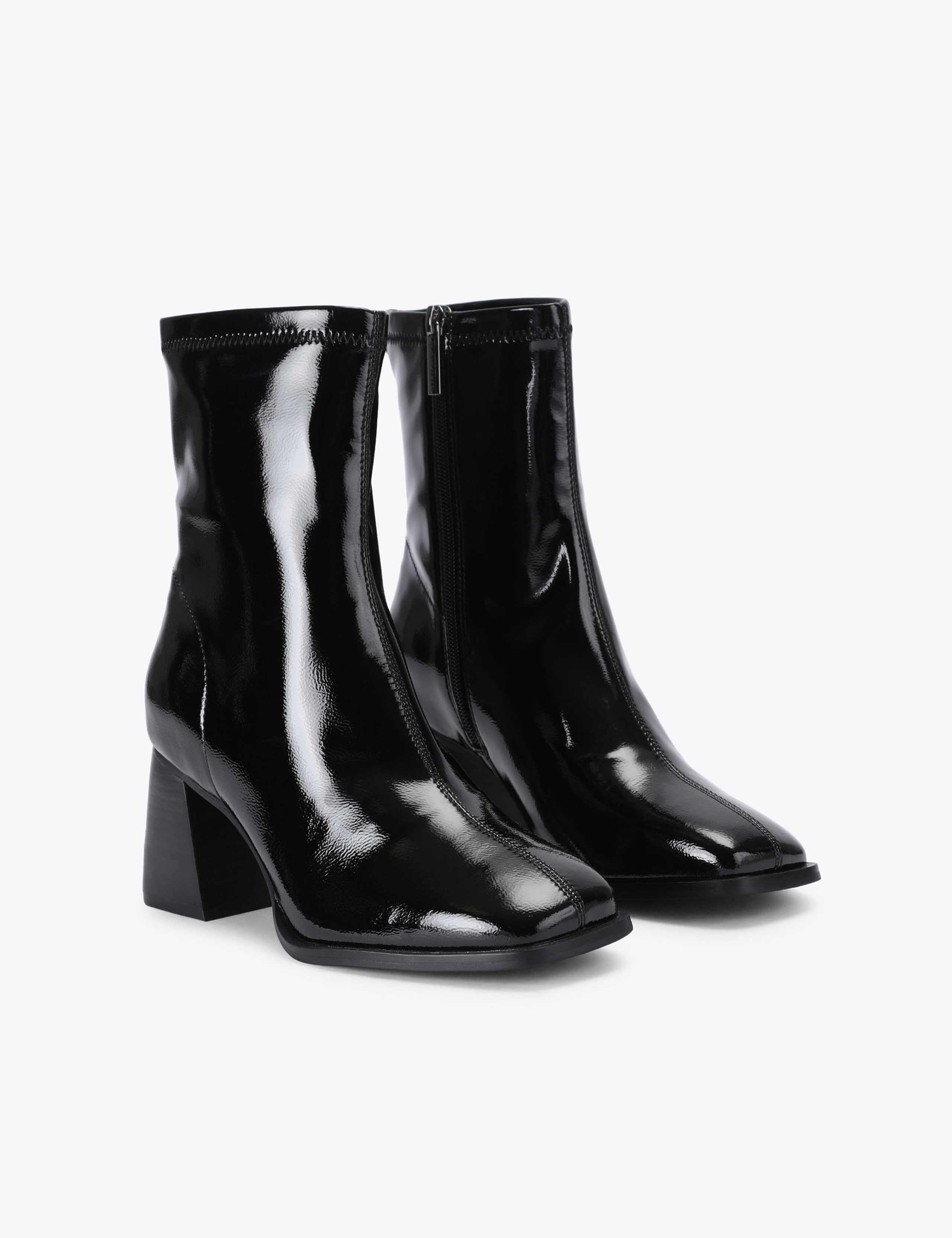 Skyler Patent Leather Ankle Boots 2 of 4