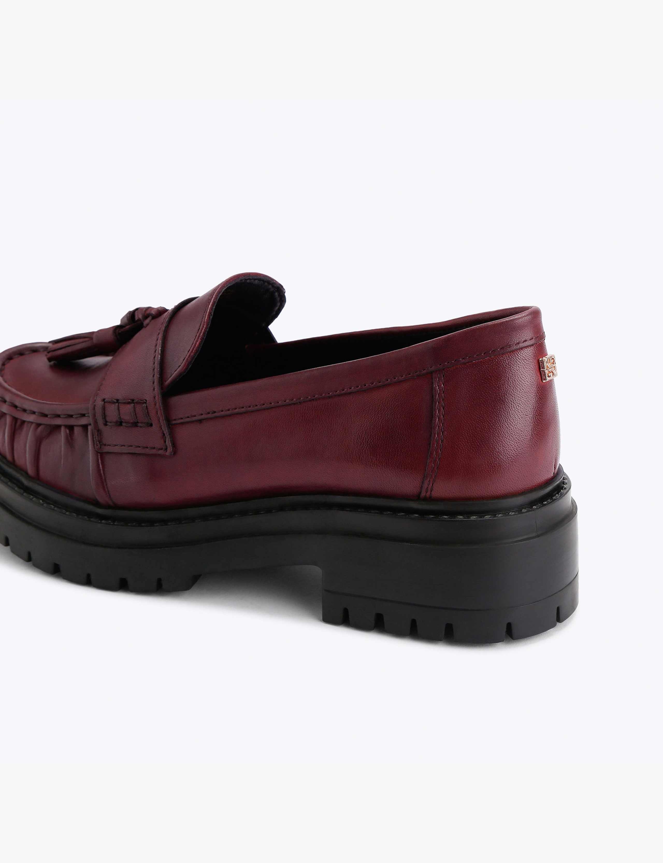Tasha Leather Tassel Loafers 4 of 4