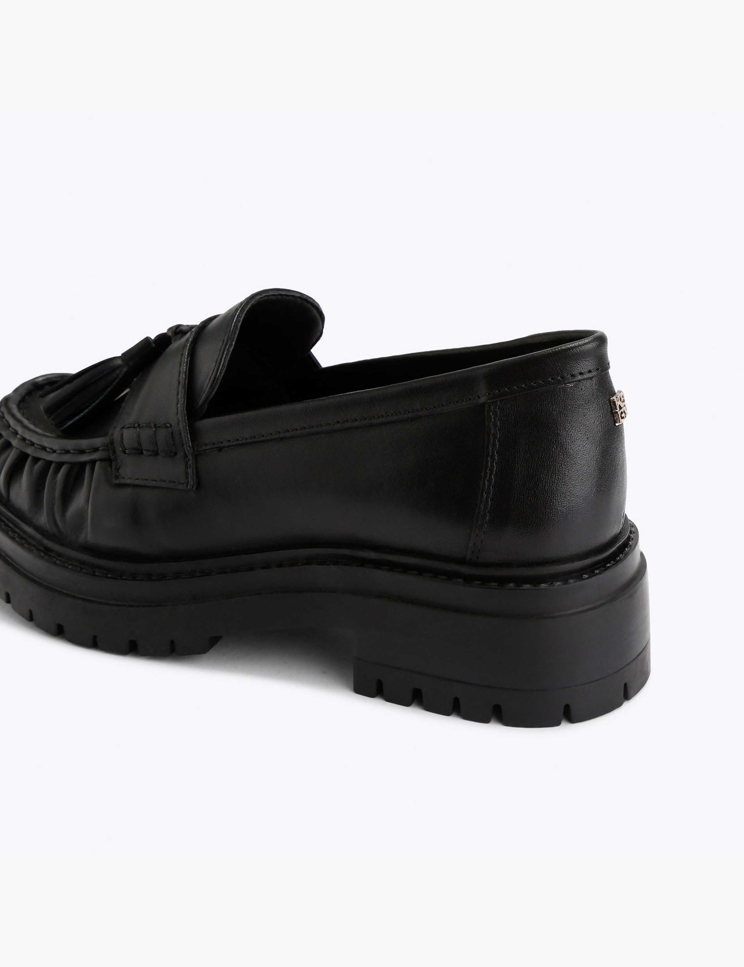 Tasha Leather Tassel Loafers 4 of 4