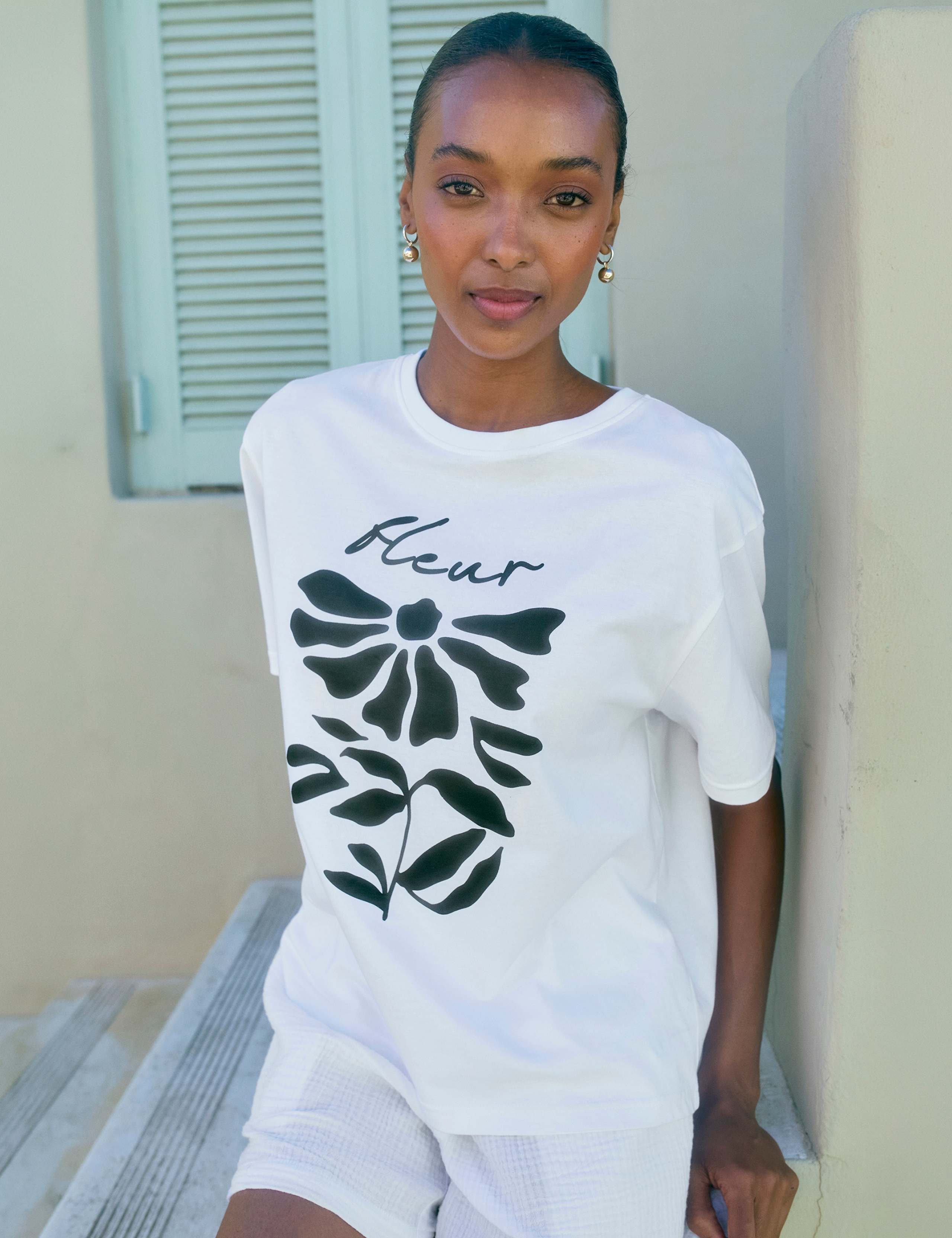 Baska Pure Cotton Printed T-Shirt 4 of 6