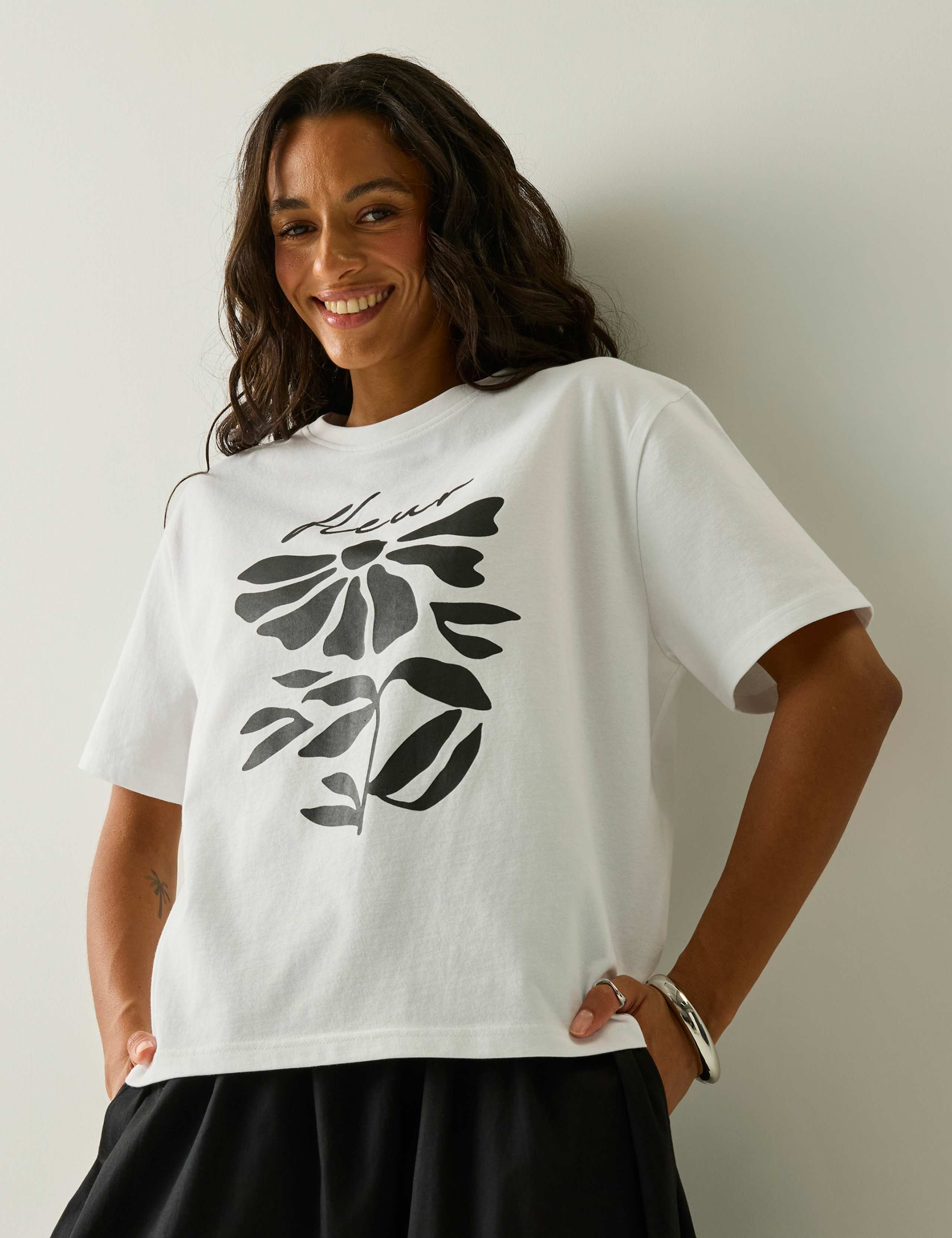 Baska Pure Cotton Printed T-Shirt 5 of 6
