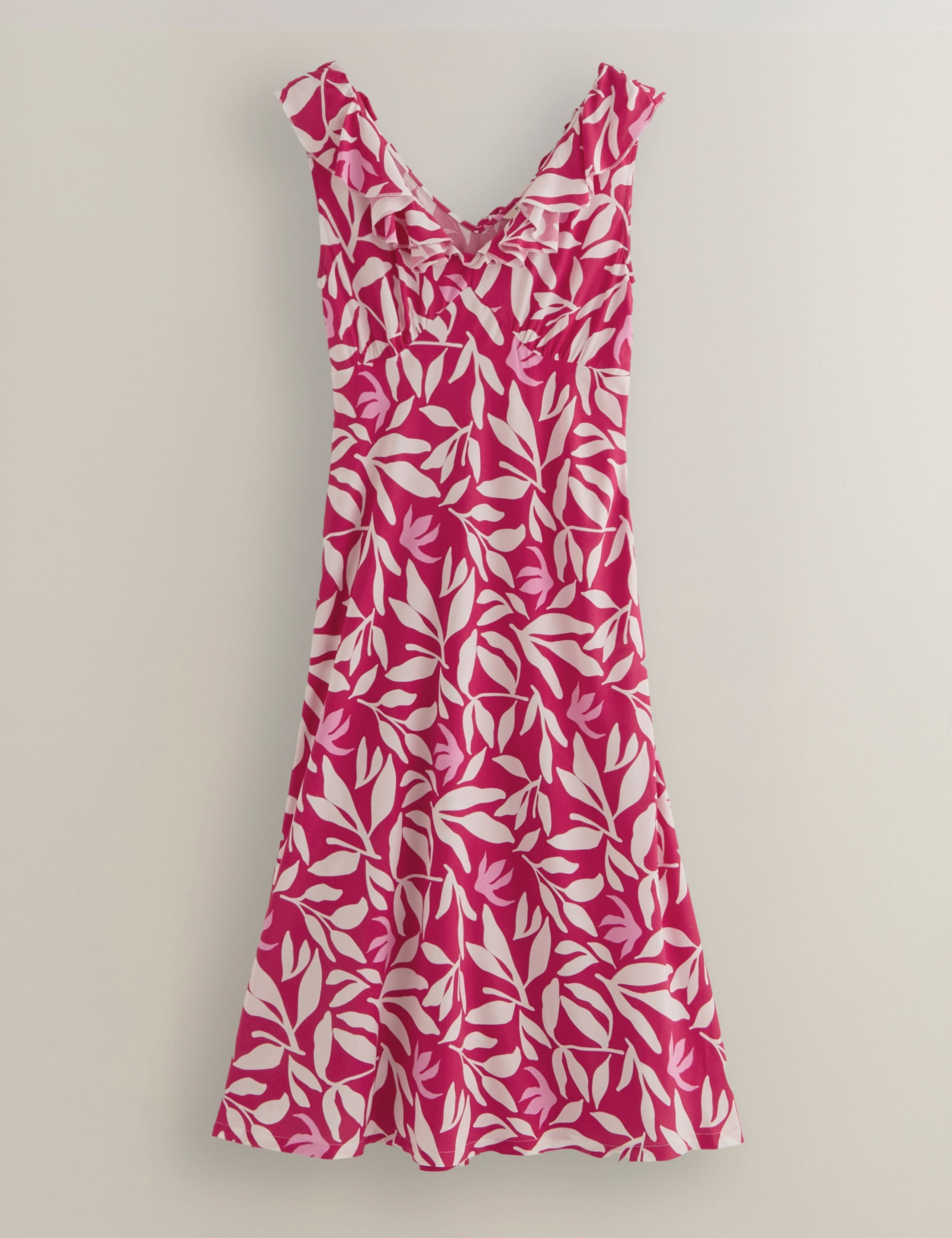 Camberina Floral Ruffle Midi Slip Dress 2 of 7