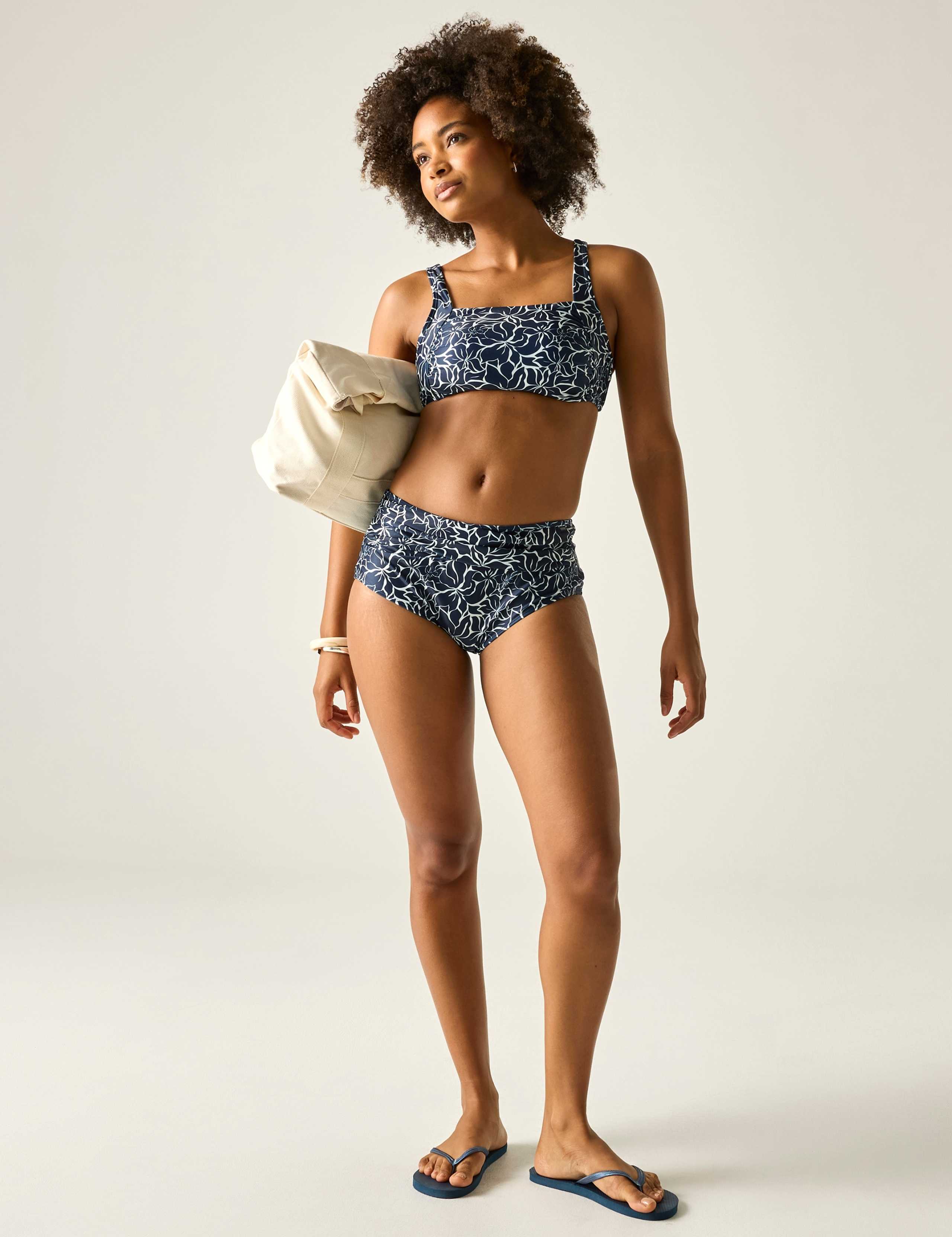 Loria Tummy Control Floral Bikini Bottoms 3 of 7