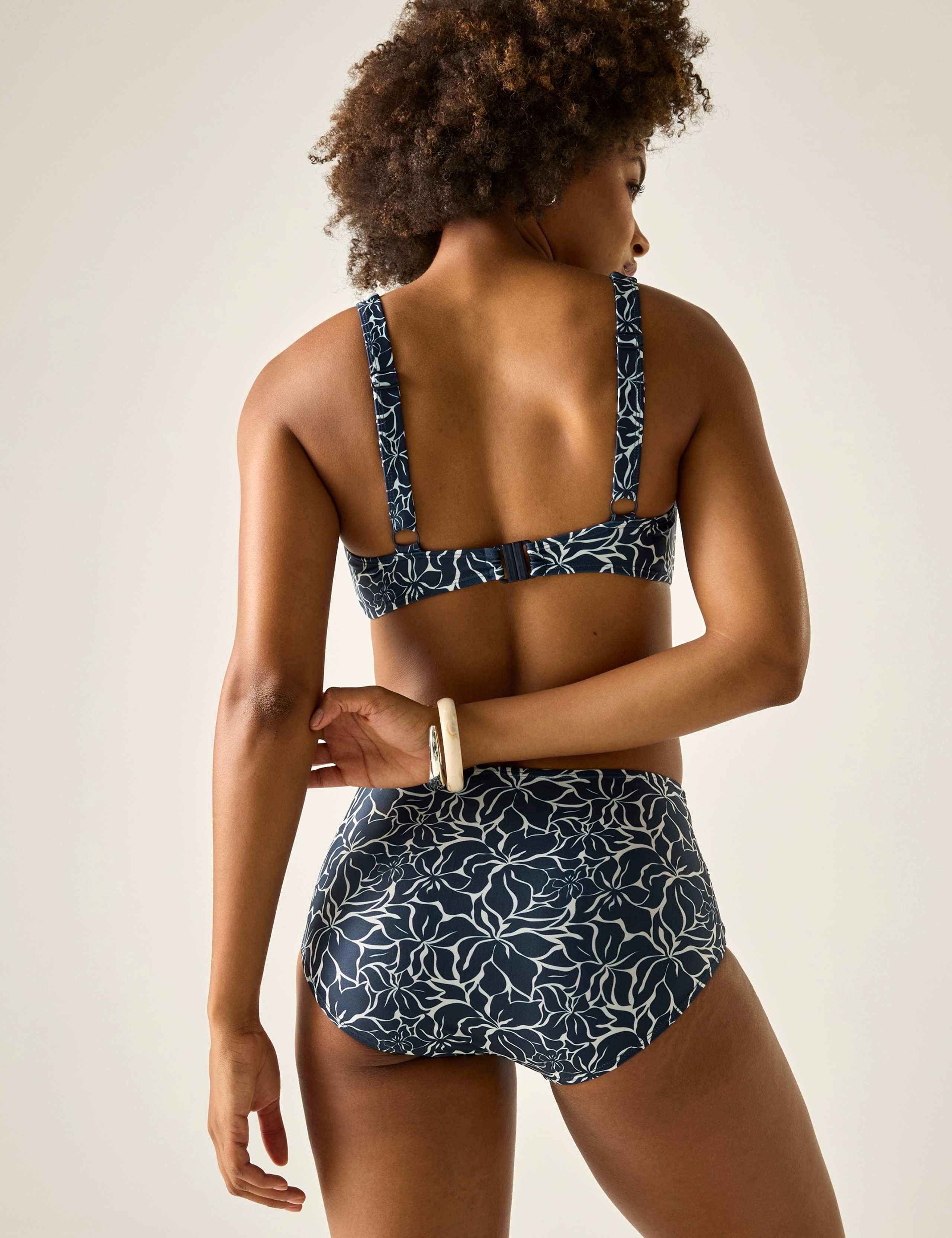 Loria Floral Padded Square Neck Bikini Top 4 of 7