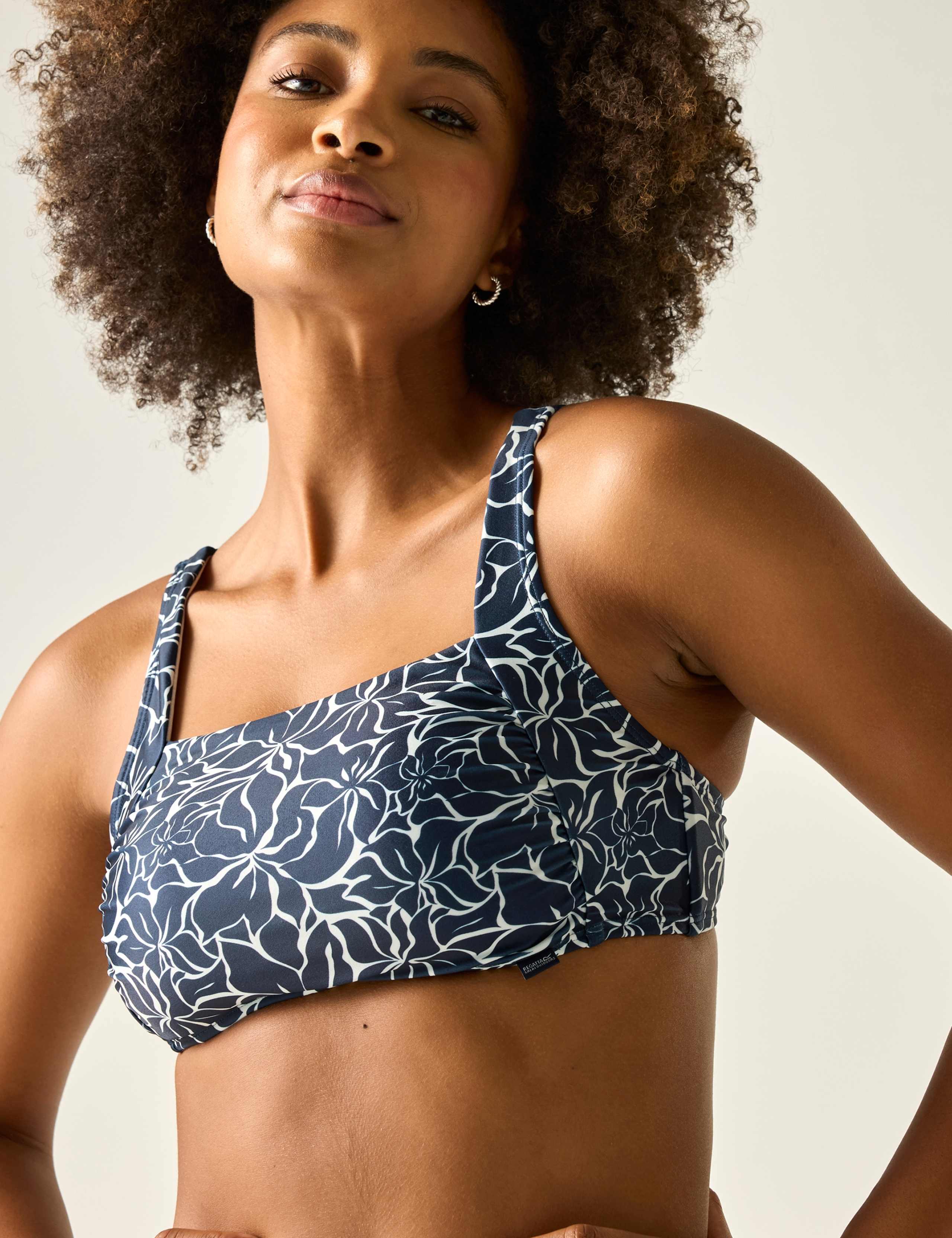 Loria Floral Padded Square Neck Bikini Top 7 of 7