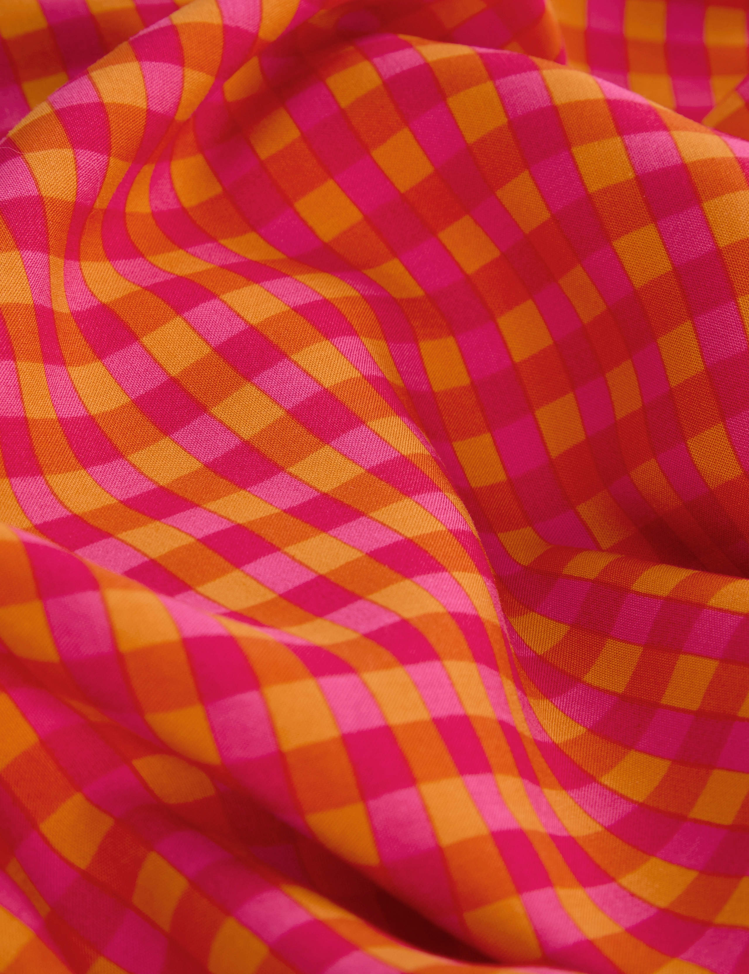 Nadalina Gingham V-Neck Midaxi Slip Dress 8 of 8