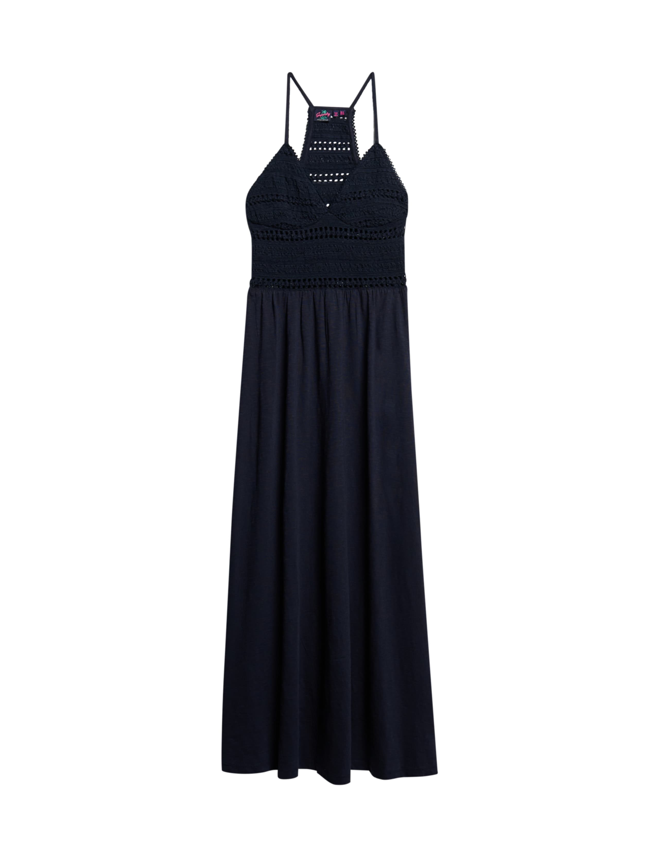 Jersey Lace V-Neck Maxi Waisted Dress 5 of 7