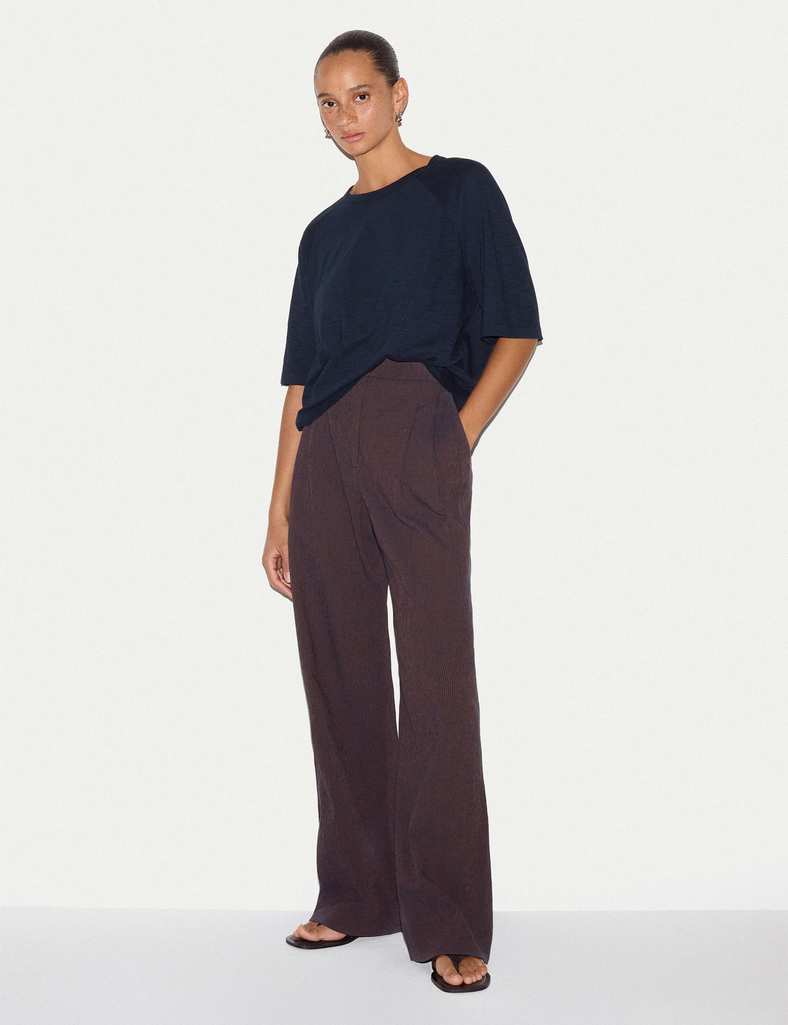 Pure Cotton Slub Boxy Top 4 of 5