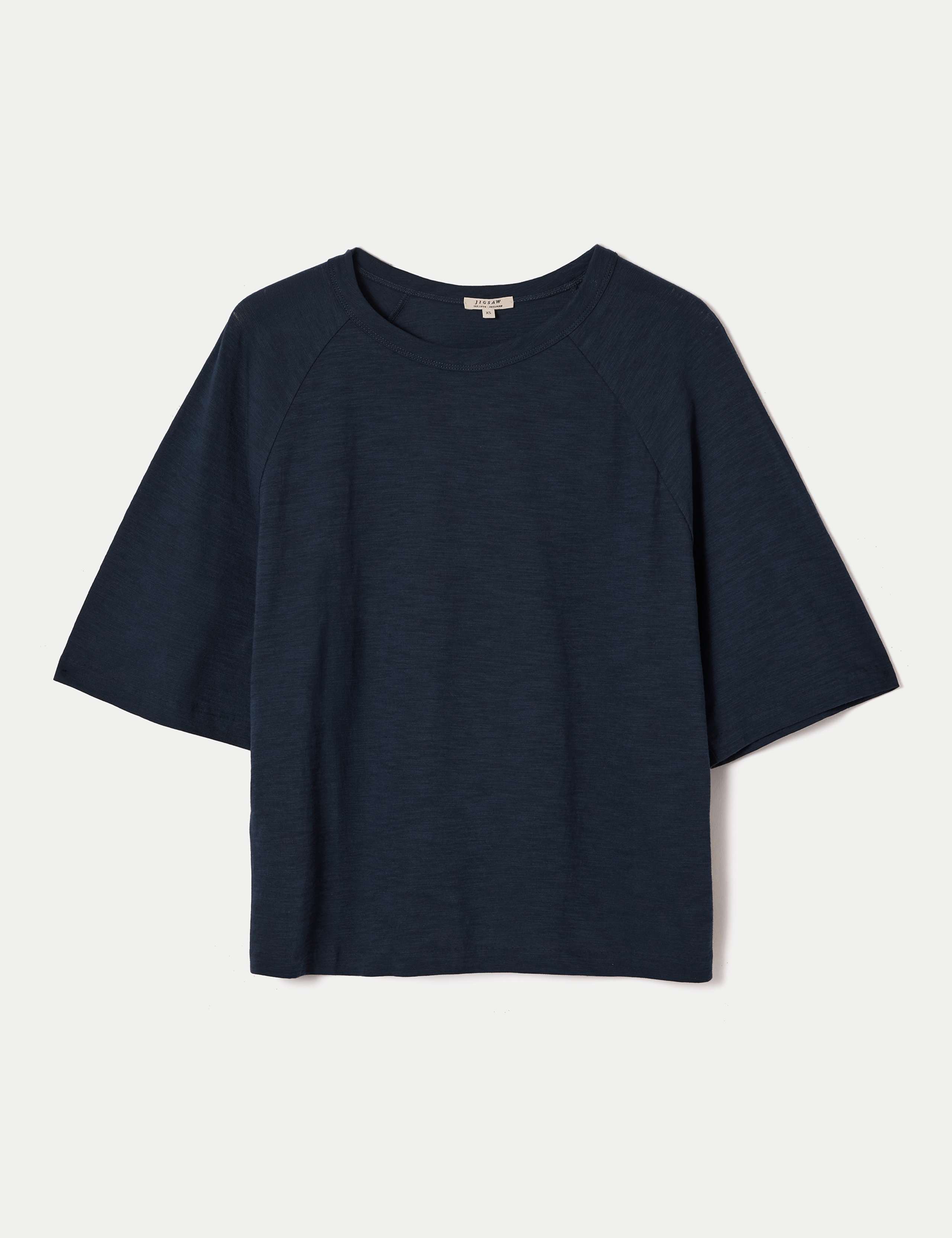 Pure Cotton Slub Boxy Top 2 of 5