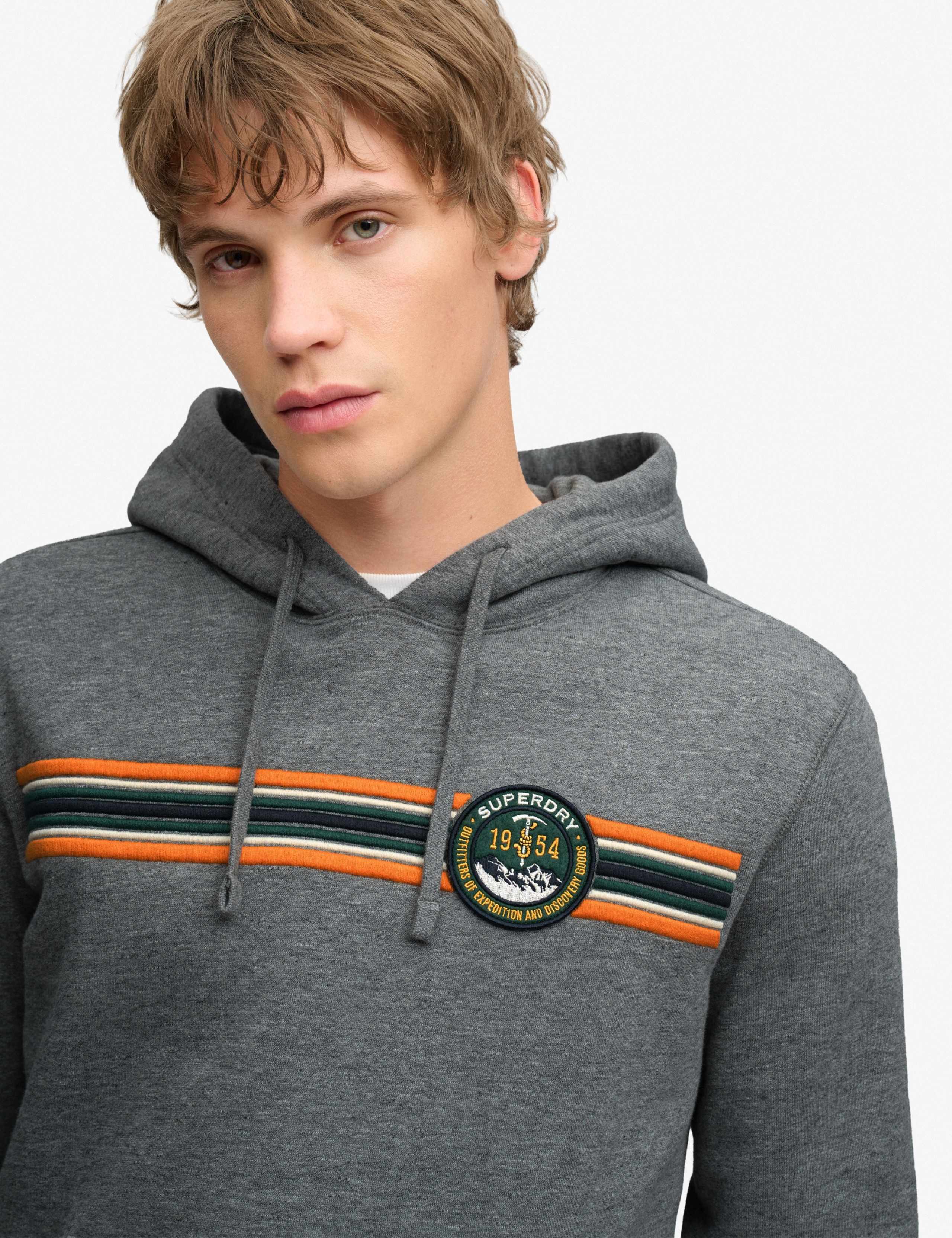 Cotton Rich Striped Hoodie 5 of 7