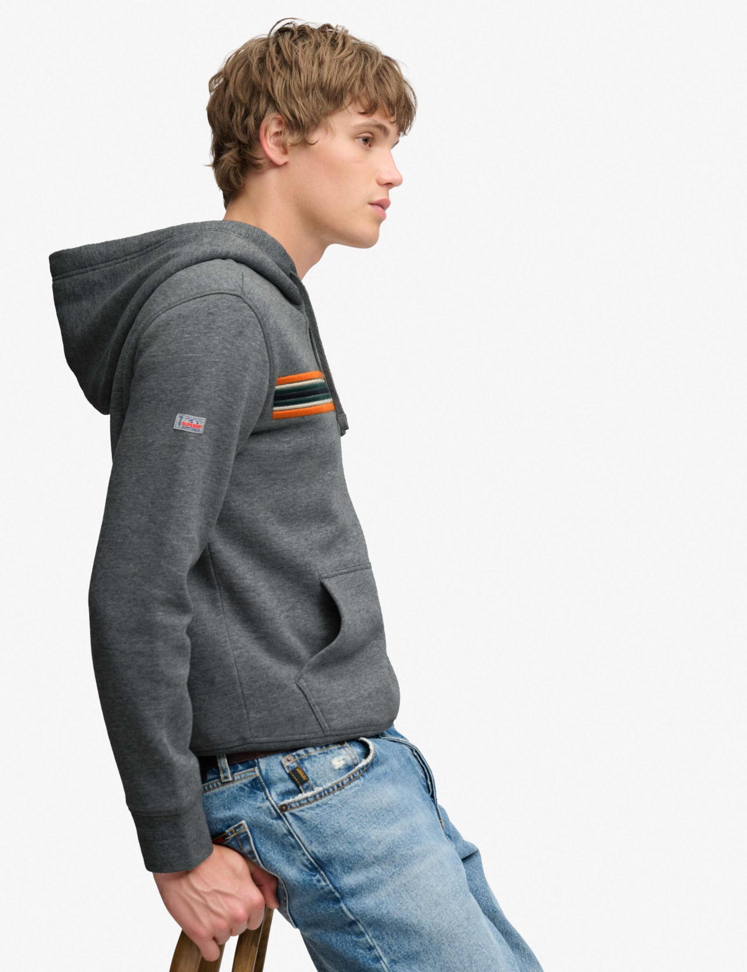 Cotton Rich Striped Hoodie 6 of 7