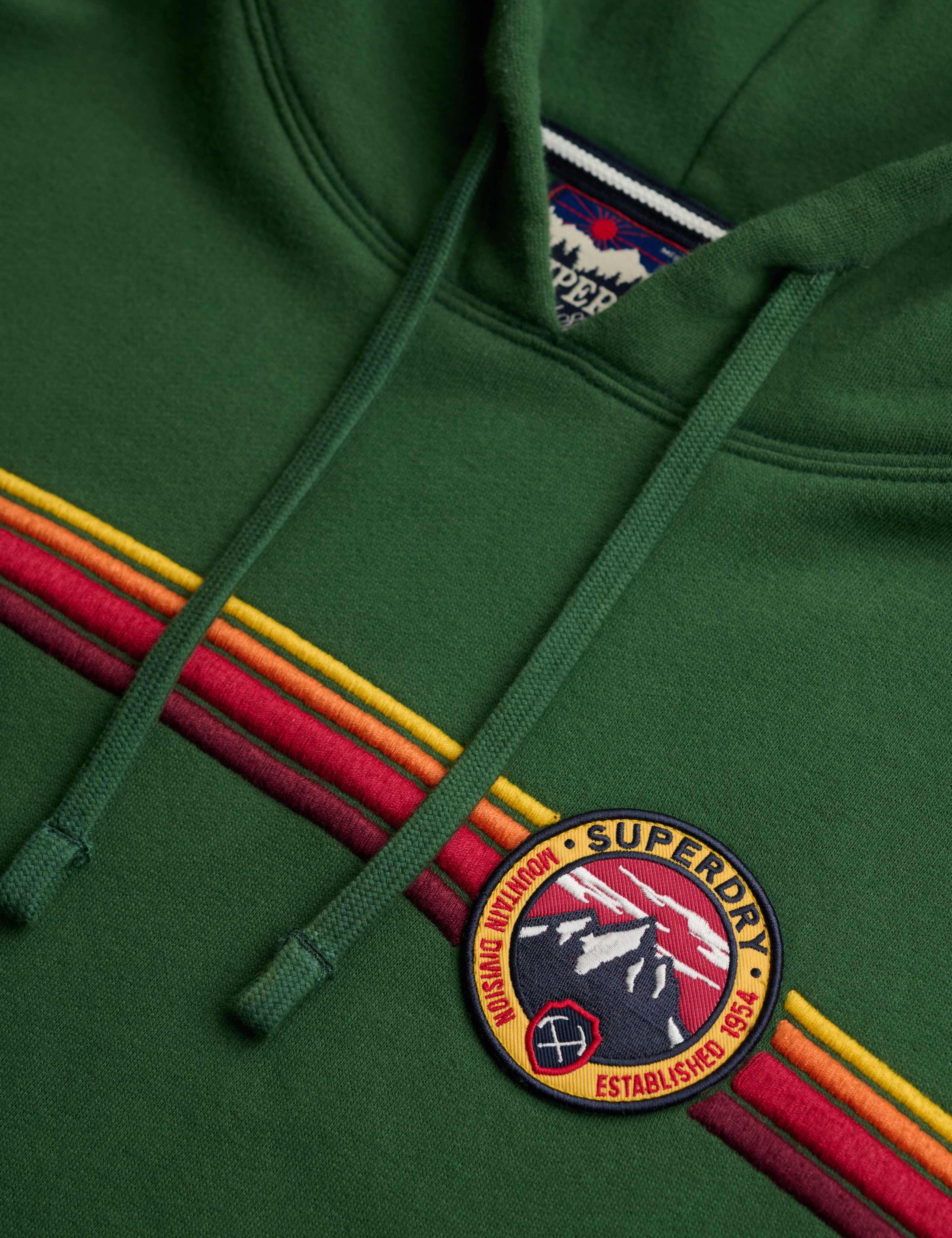 Cotton Rich Outdoors Stripe Logo Hoodie 2 of 2