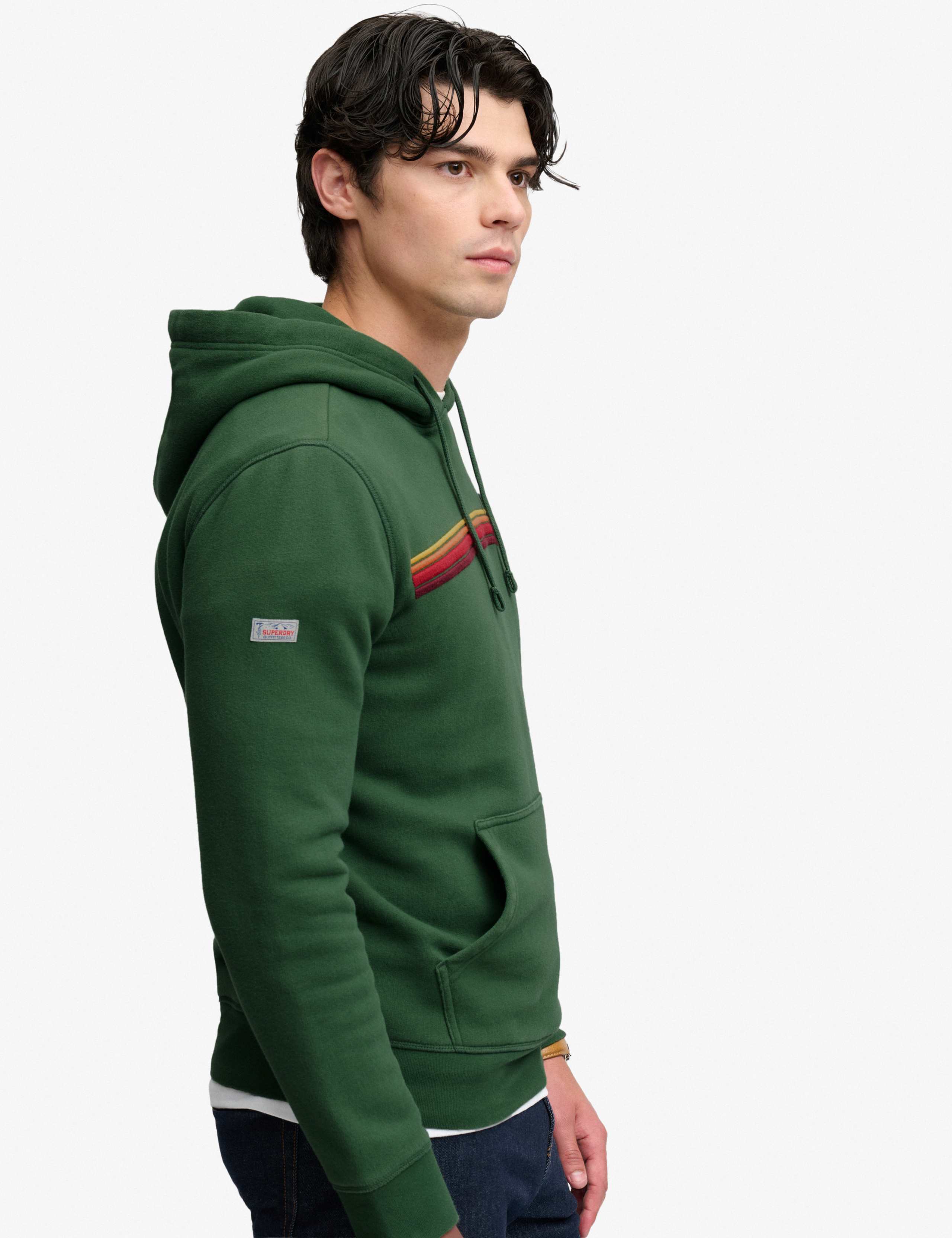 Cotton Rich Outdoors Stripe Logo Hoodie 4 of 5