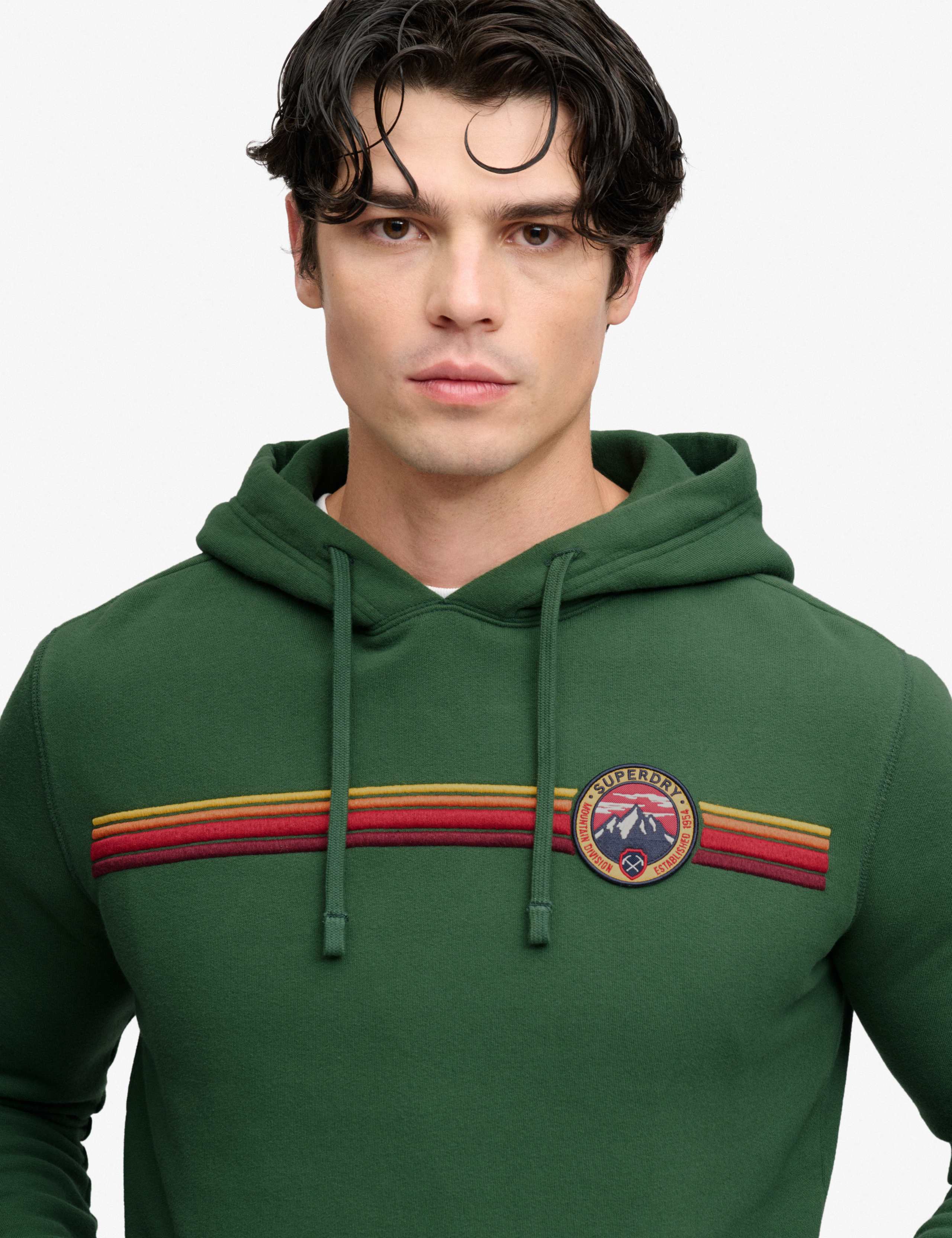 Cotton Rich Outdoors Stripe Logo Hoodie 5 of 5