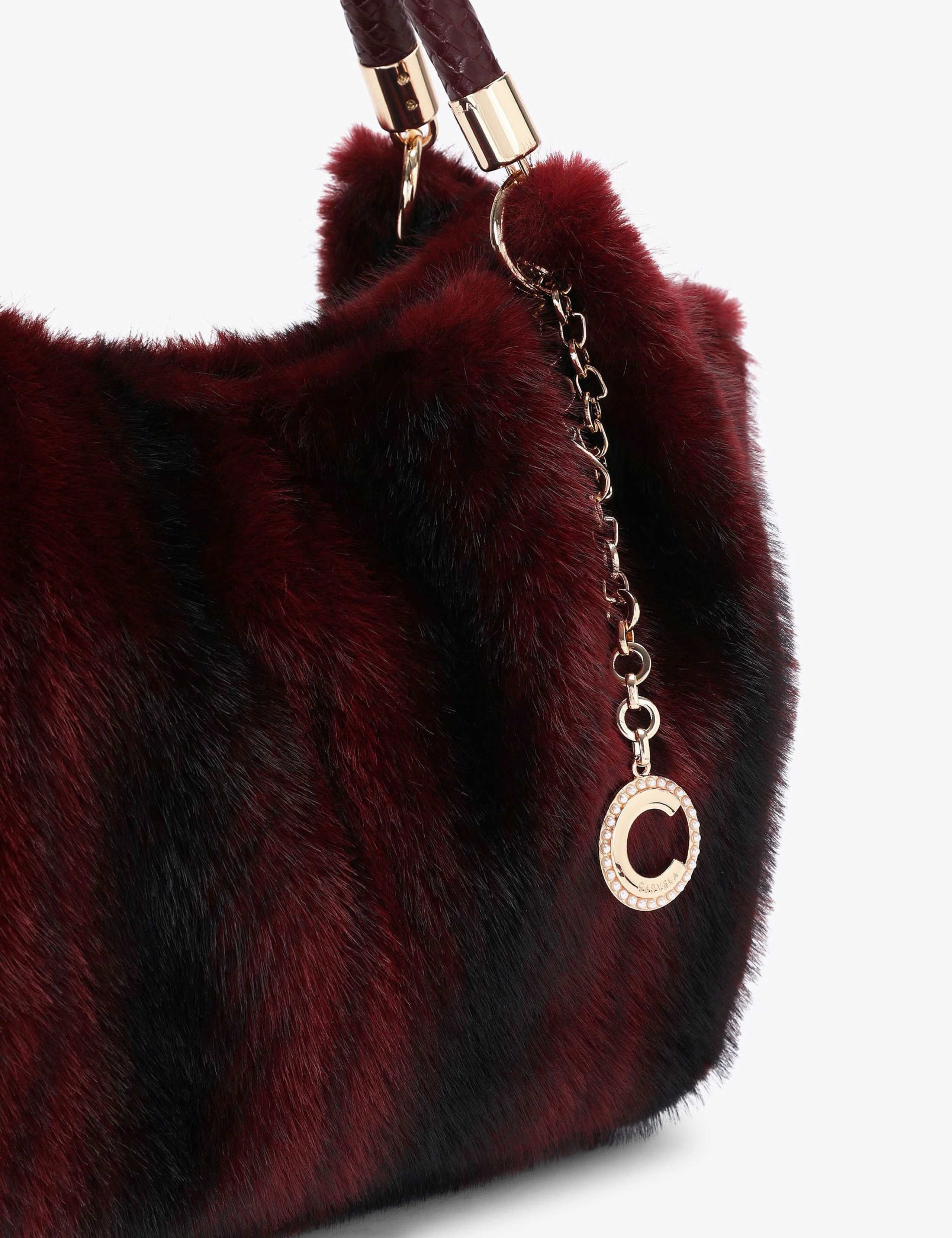 Faux Fur Mini Cross Body Bag 4 of 4